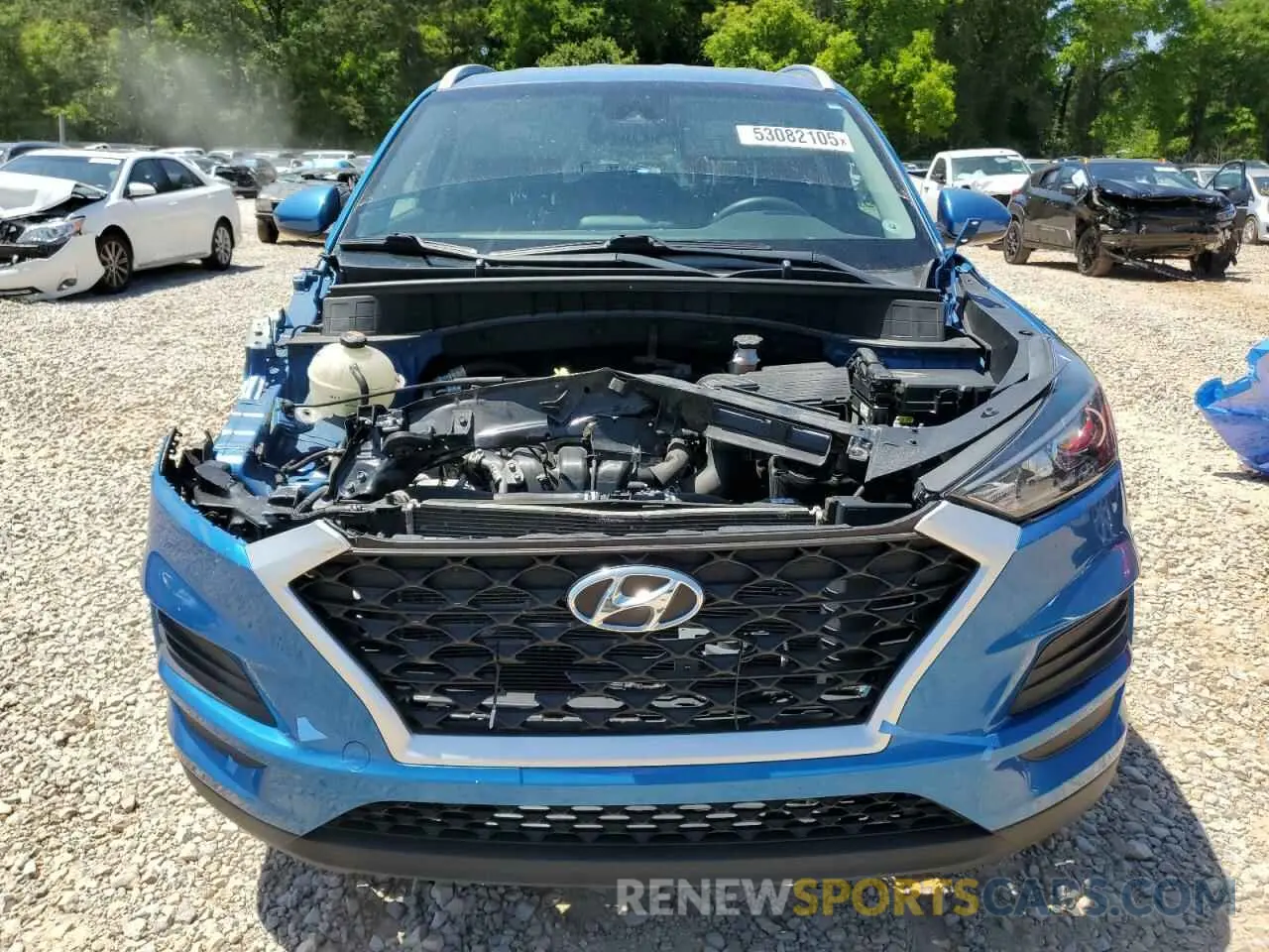 5 Photograph of a damaged car KM8J33A49MU302492 HYUNDAI TUCSON 2021