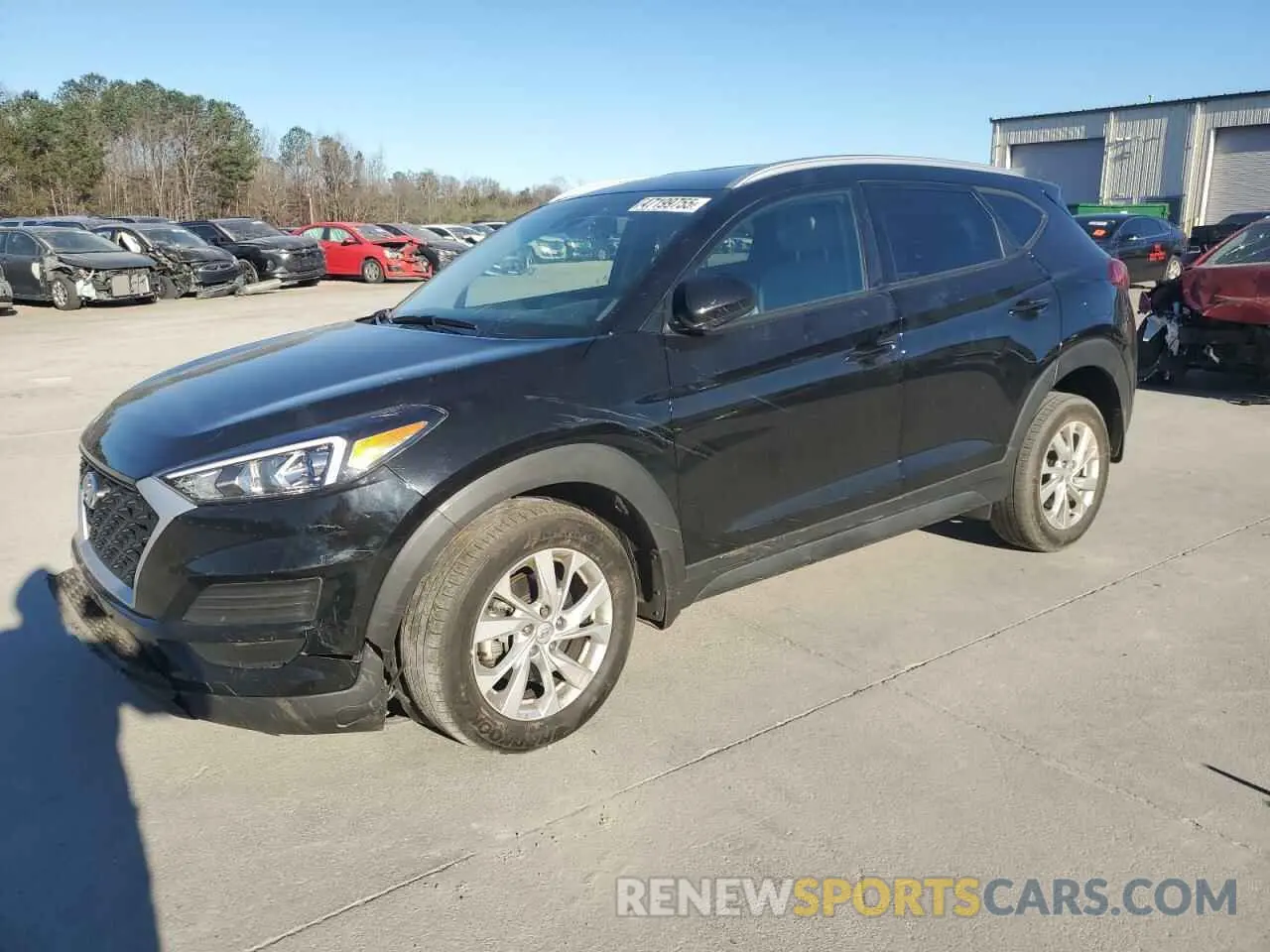 1 Photograph of a damaged car KM8J33A49MU353247 HYUNDAI TUCSON 2021