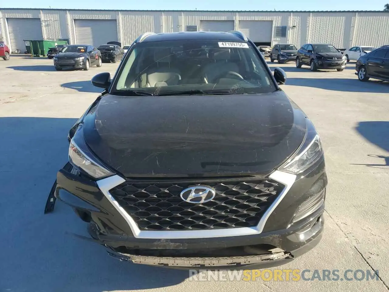 5 Photograph of a damaged car KM8J33A49MU353247 HYUNDAI TUCSON 2021