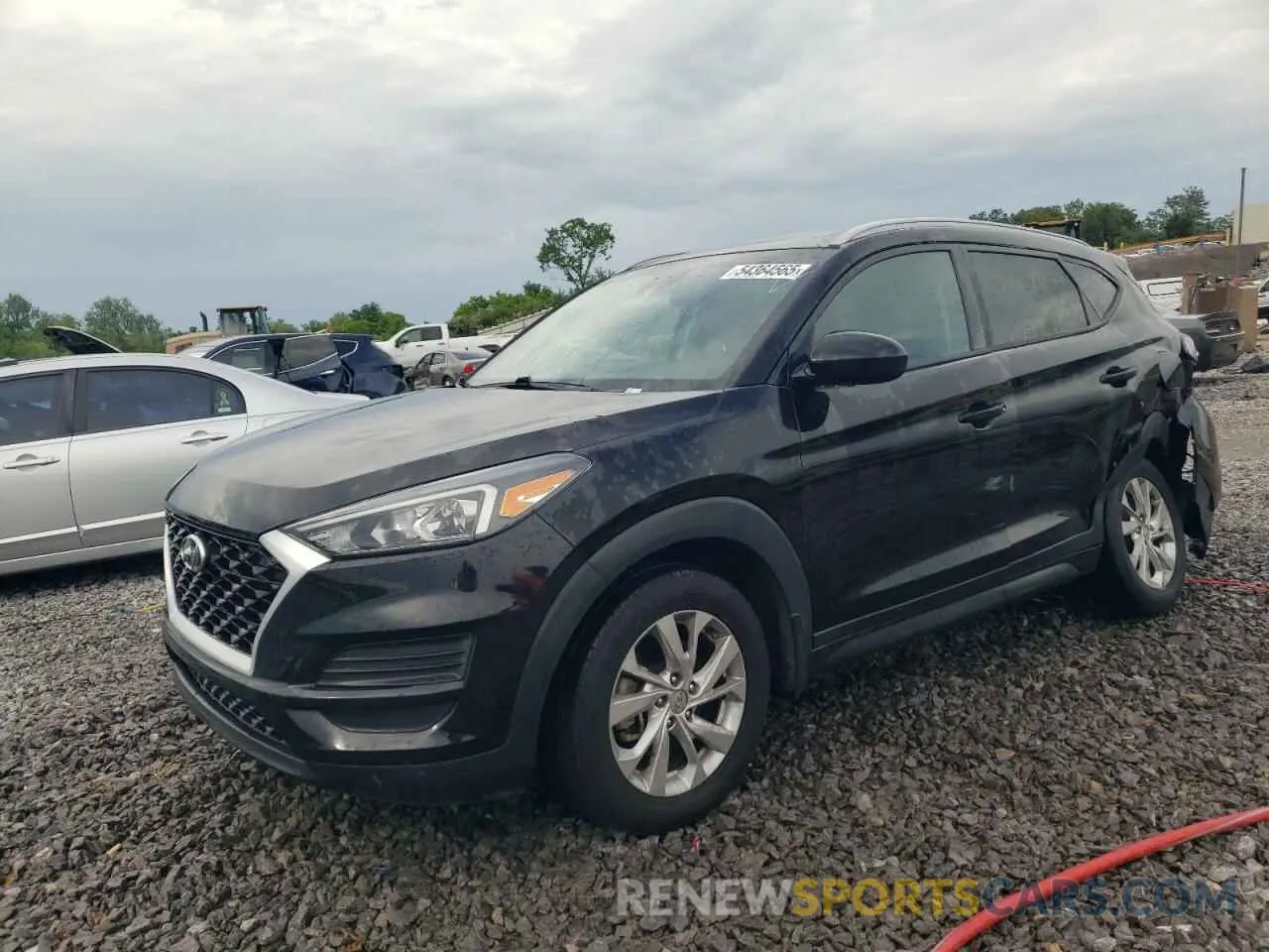 1 Photograph of a damaged car KM8J33A4XMU303117 HYUNDAI TUCSON 2021