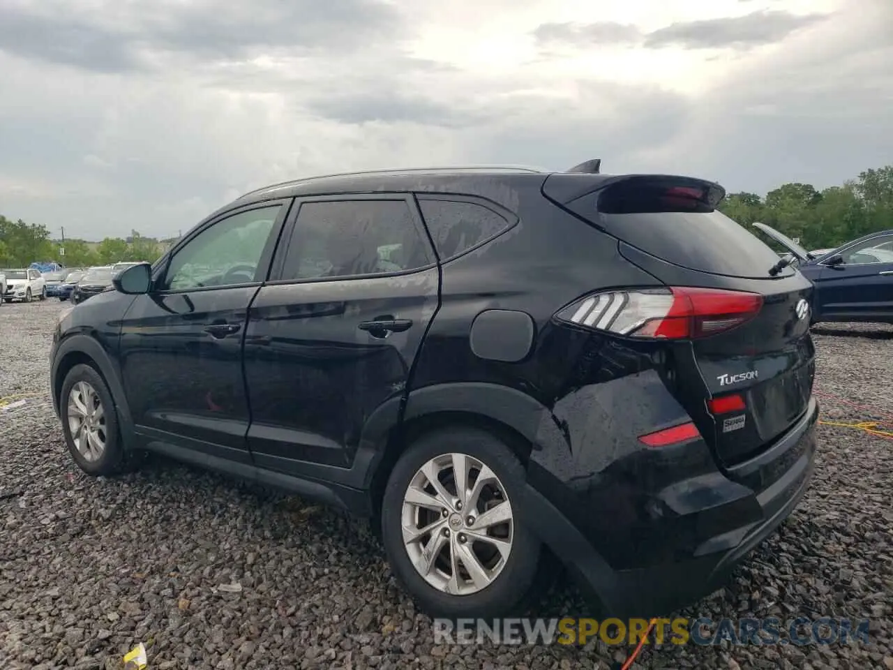 2 Photograph of a damaged car KM8J33A4XMU303117 HYUNDAI TUCSON 2021