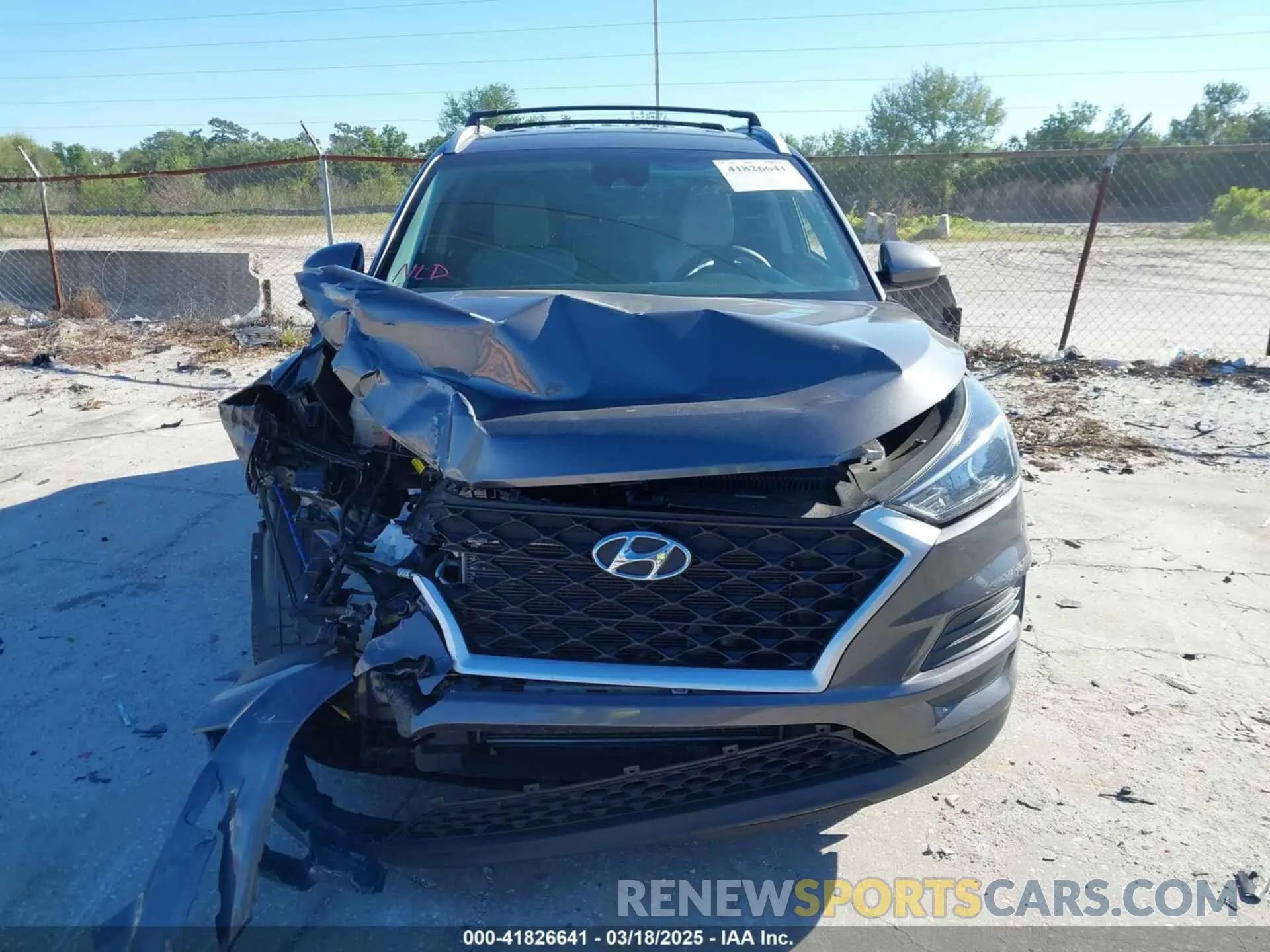 13 Photograph of a damaged car KM8J33A4XMU364628 HYUNDAI TUCSON 2021
