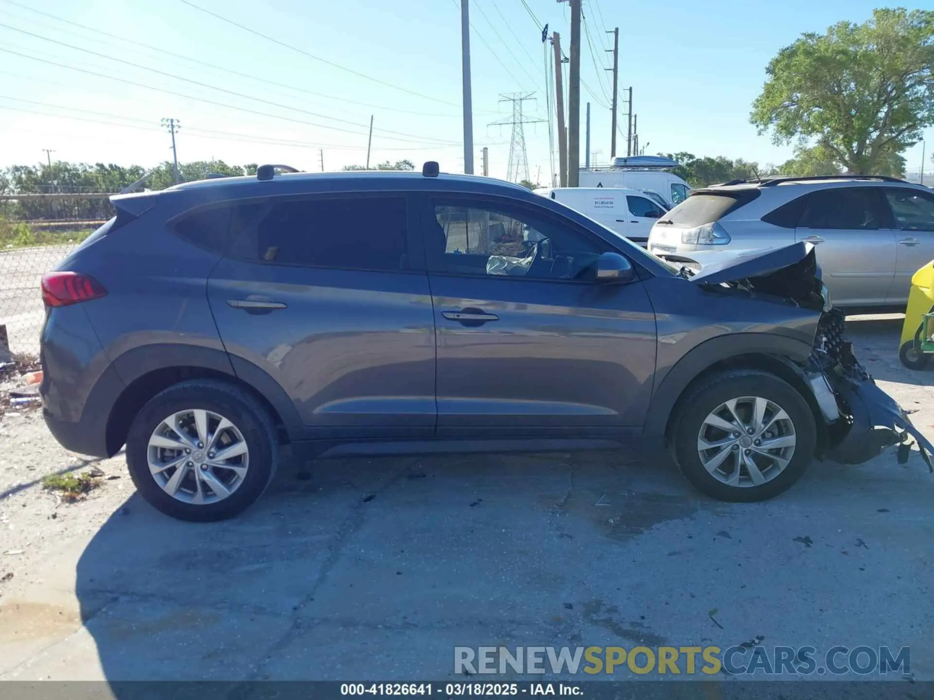 14 Photograph of a damaged car KM8J33A4XMU364628 HYUNDAI TUCSON 2021