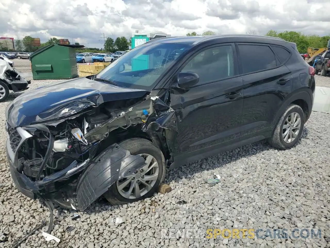 1 Photograph of a damaged car KM8J33A4XMU381400 HYUNDAI TUCSON 2021