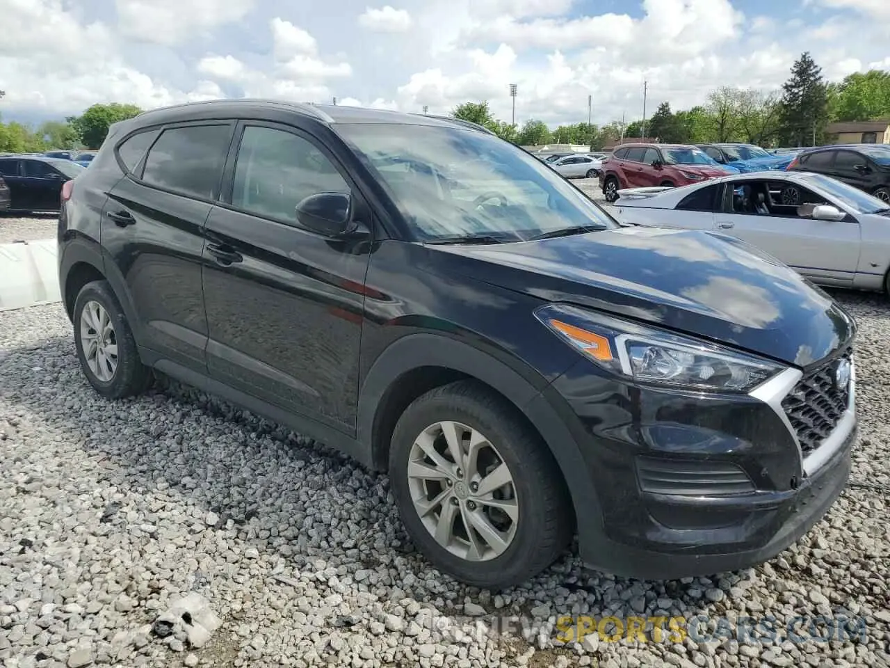 4 Photograph of a damaged car KM8J33A4XMU381400 HYUNDAI TUCSON 2021