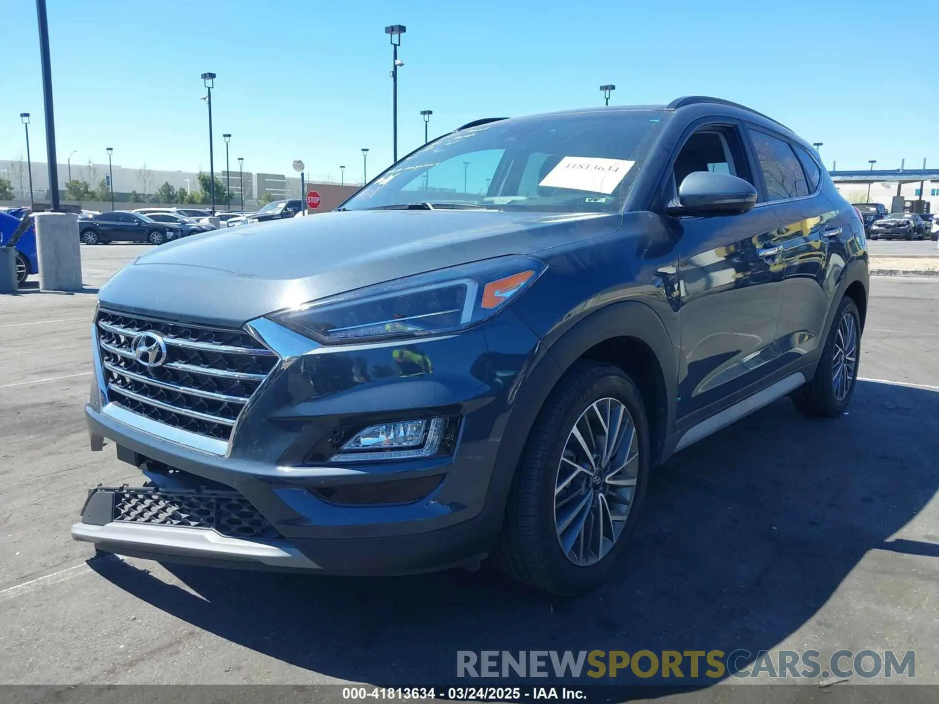 2 Photograph of a damaged car KM8J33AL0MU300525 HYUNDAI TUCSON 2021