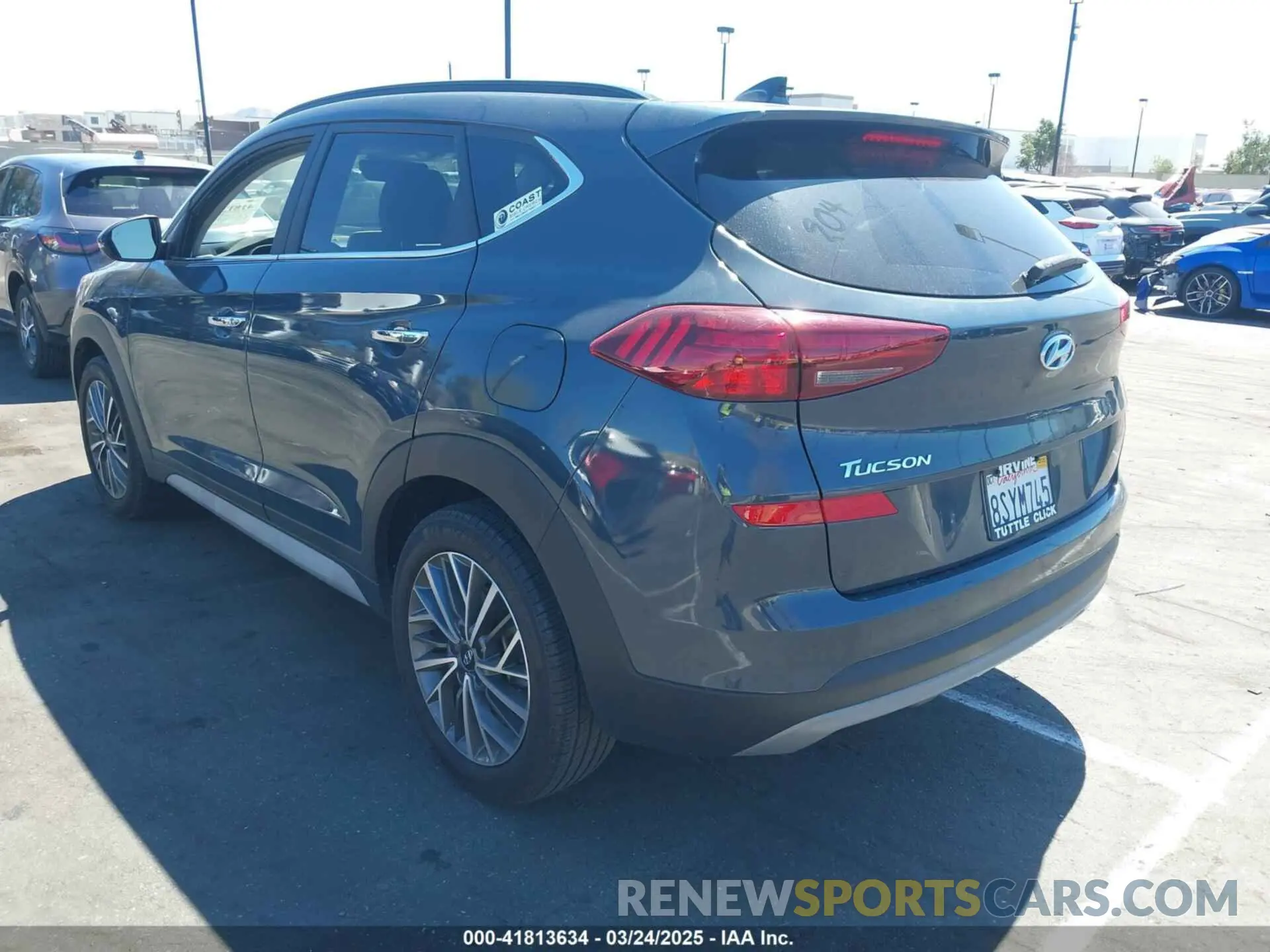 3 Photograph of a damaged car KM8J33AL0MU300525 HYUNDAI TUCSON 2021