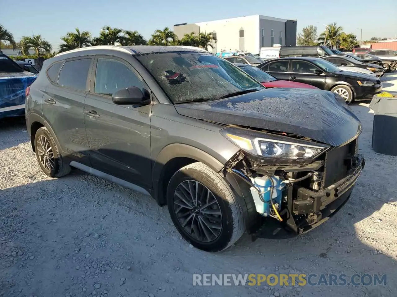 4 Photograph of a damaged car KM8J33AL0MU304770 HYUNDAI TUCSON 2021