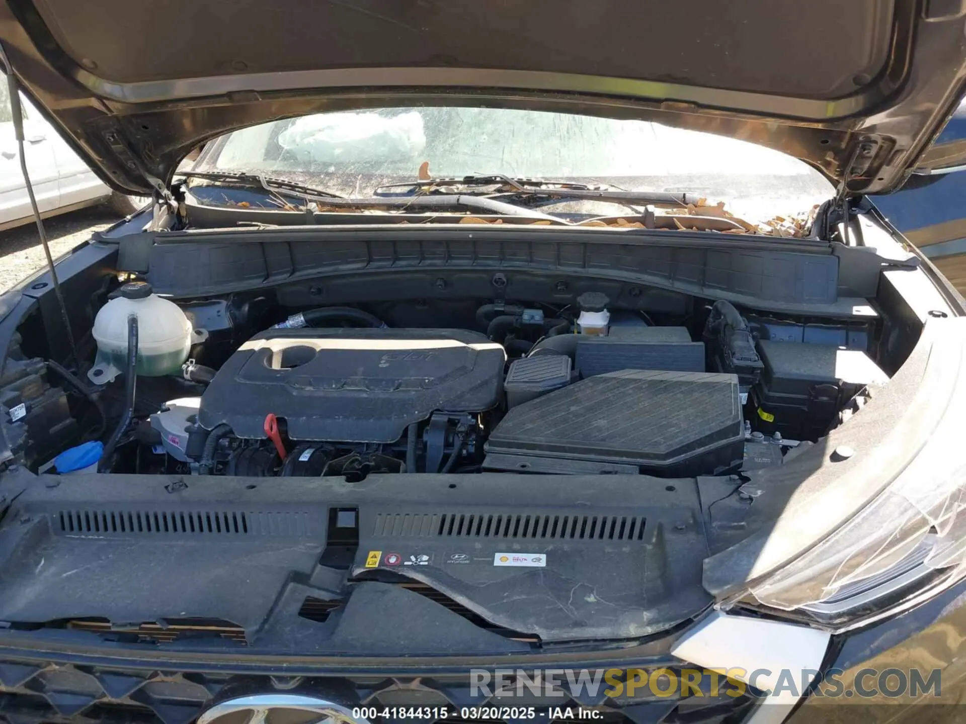 10 Photograph of a damaged car KM8J33AL0MU321682 HYUNDAI TUCSON 2021
