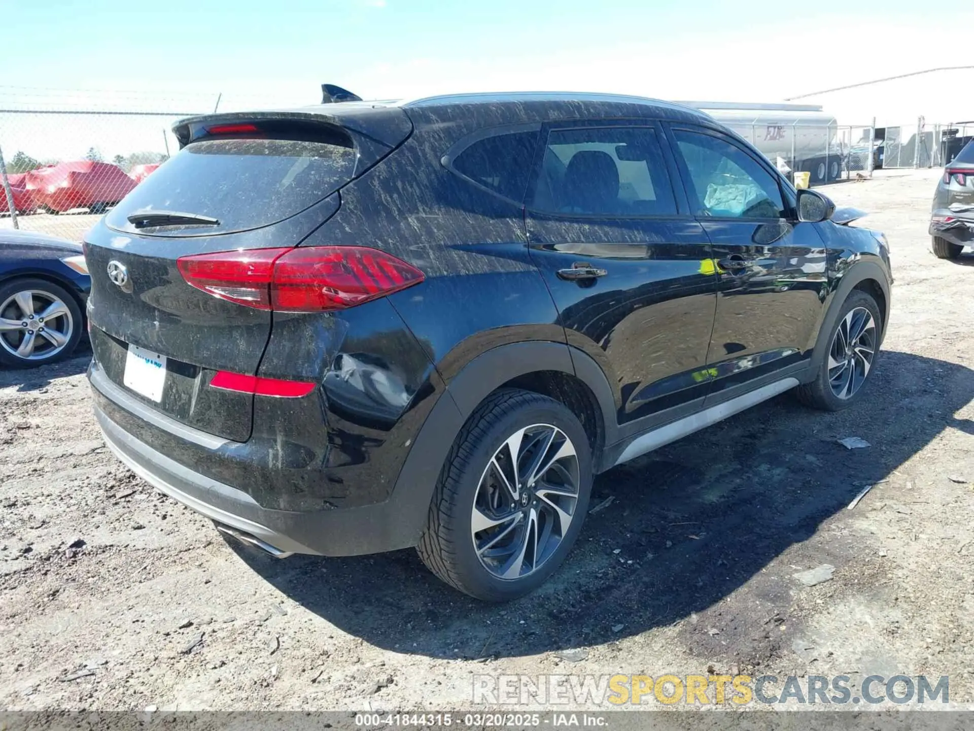 4 Photograph of a damaged car KM8J33AL0MU321682 HYUNDAI TUCSON 2021