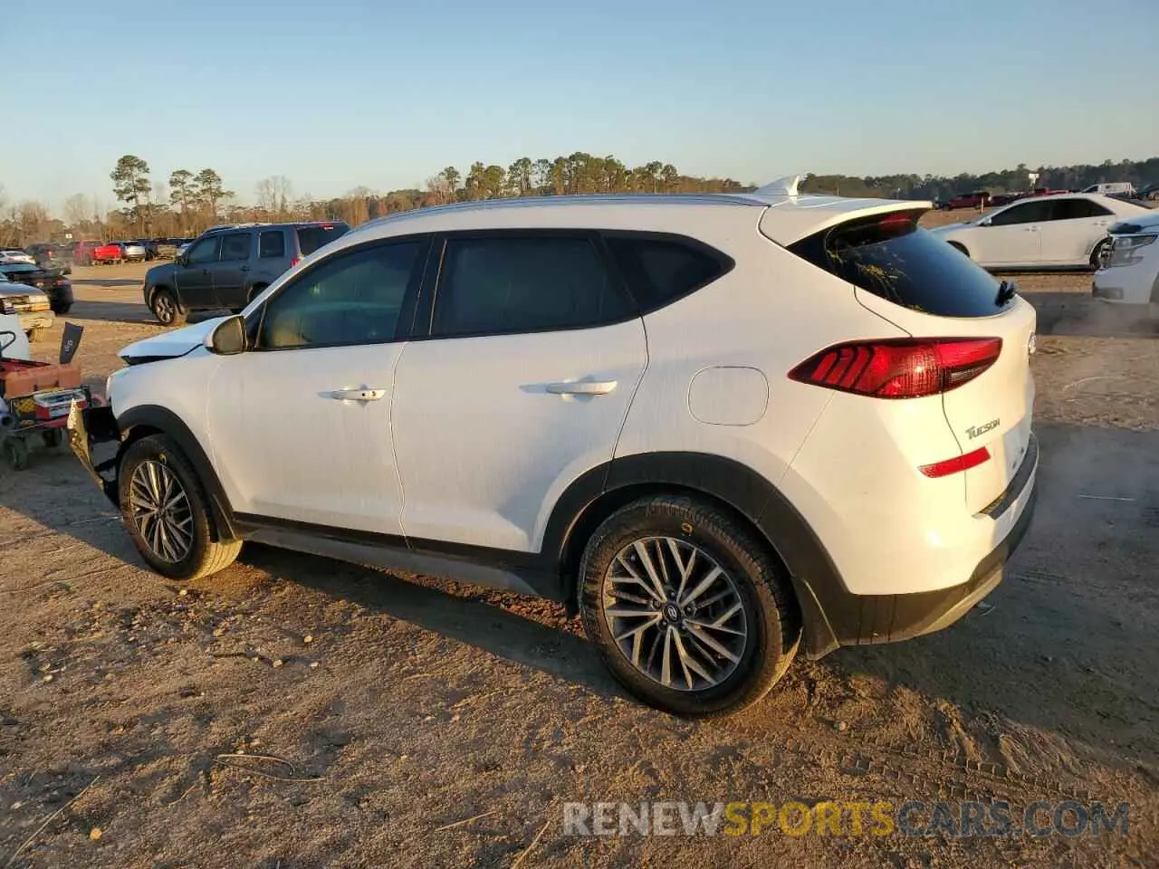 2 Photograph of a damaged car KM8J33AL0MU336473 HYUNDAI TUCSON 2021