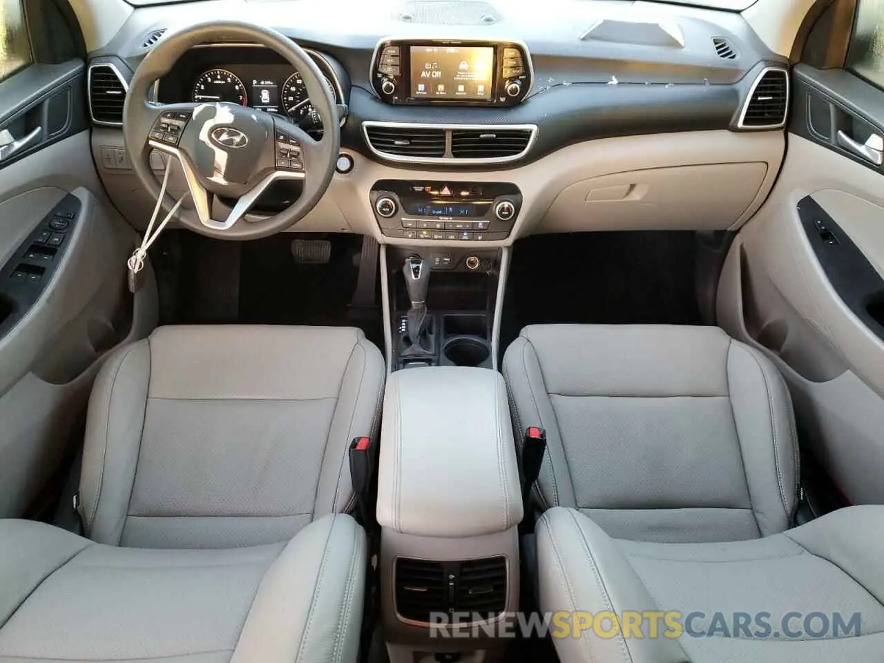 8 Photograph of a damaged car KM8J33AL0MU336473 HYUNDAI TUCSON 2021