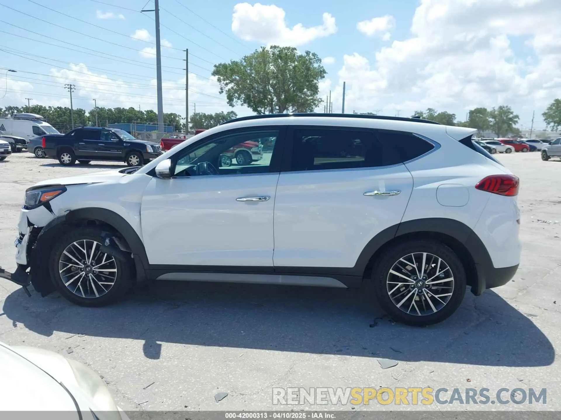 14 Photograph of a damaged car KM8J33AL0MU343438 HYUNDAI TUCSON 2021