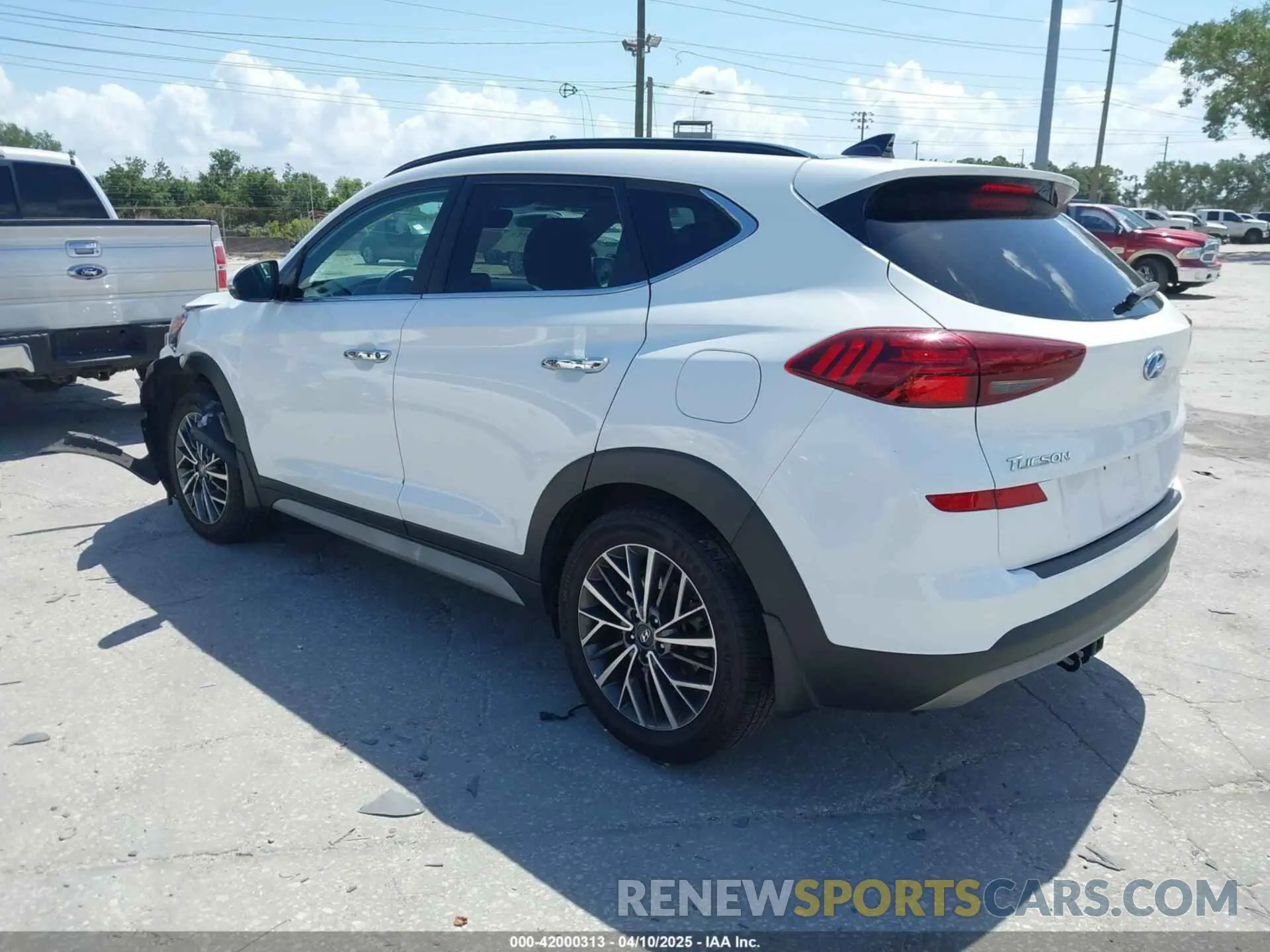 3 Photograph of a damaged car KM8J33AL0MU343438 HYUNDAI TUCSON 2021