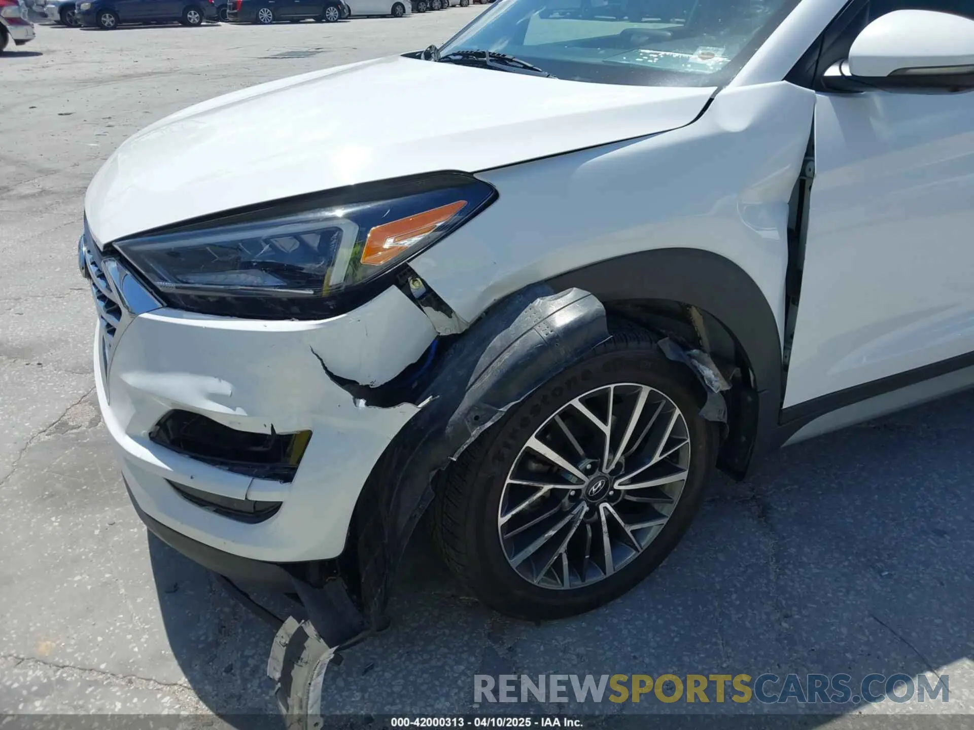 6 Photograph of a damaged car KM8J33AL0MU343438 HYUNDAI TUCSON 2021