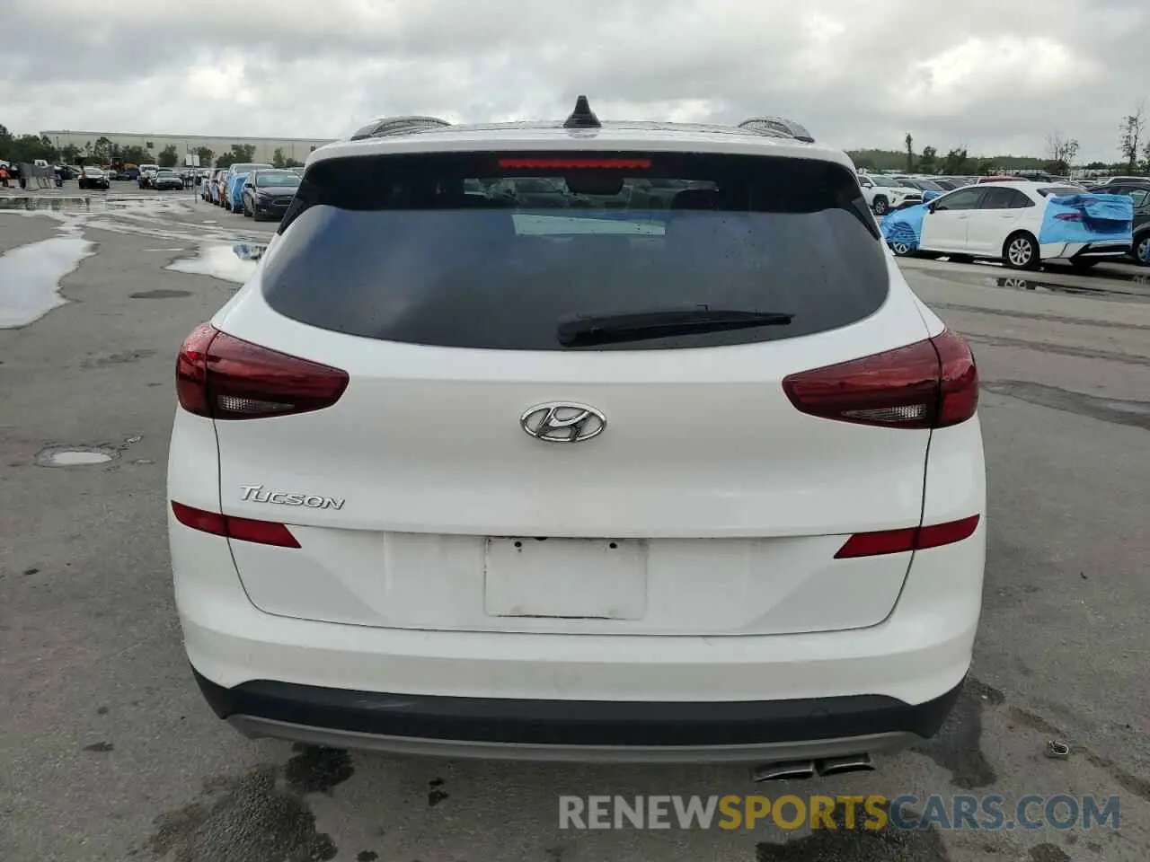 6 Photograph of a damaged car KM8J33AL0MU385026 HYUNDAI TUCSON 2021