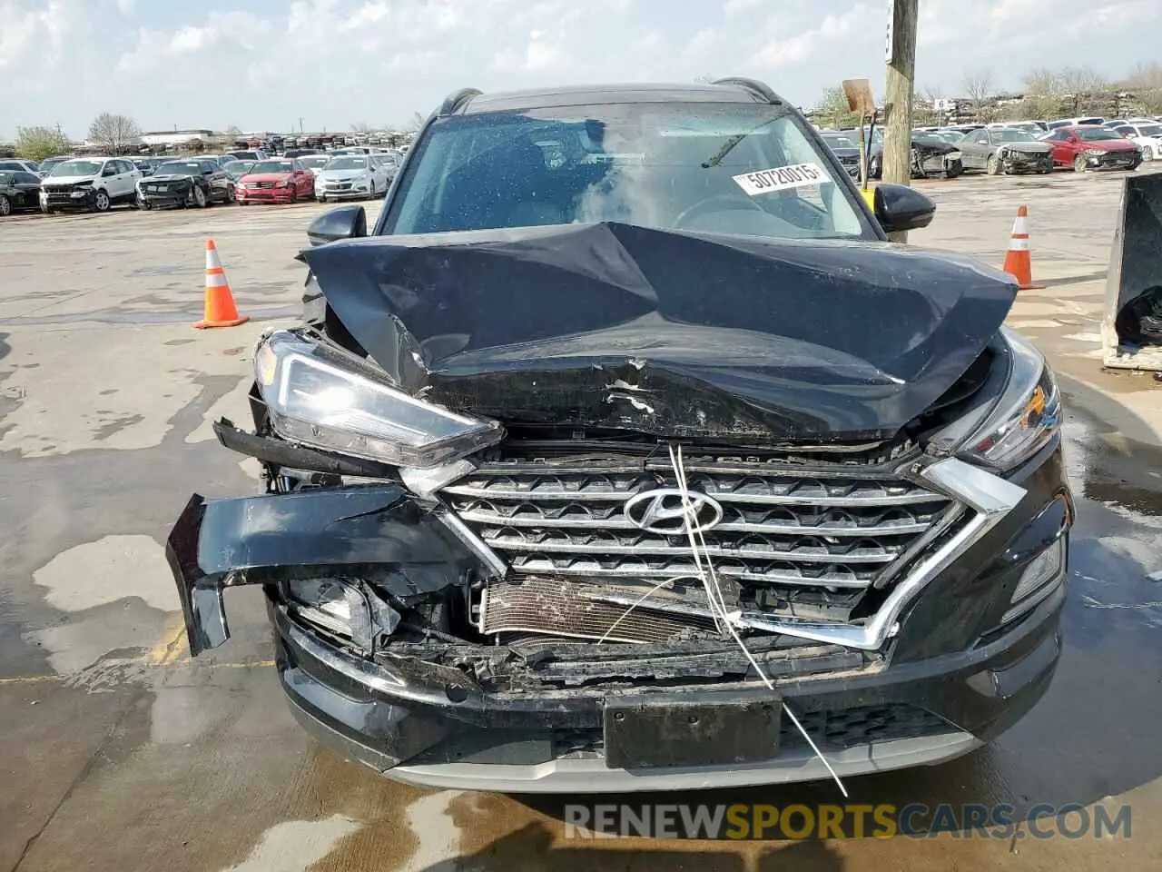 5 Photograph of a damaged car KM8J33AL0MU390078 HYUNDAI TUCSON 2021
