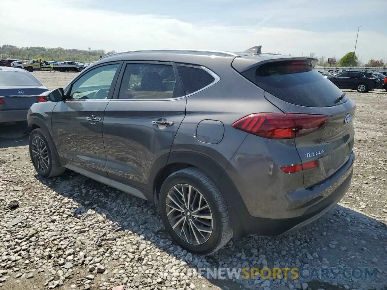 2 Photograph of a damaged car KM8J33AL1MU306155 HYUNDAI TUCSON 2021