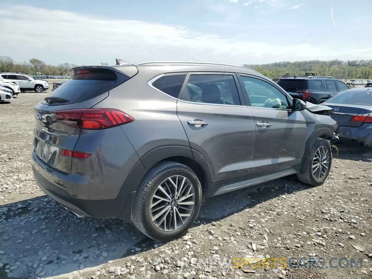3 Photograph of a damaged car KM8J33AL1MU306155 HYUNDAI TUCSON 2021
