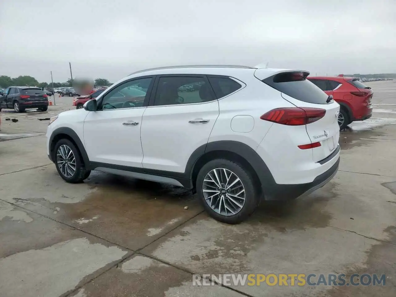 2 Photograph of a damaged car KM8J33AL1MU313820 HYUNDAI TUCSON 2021