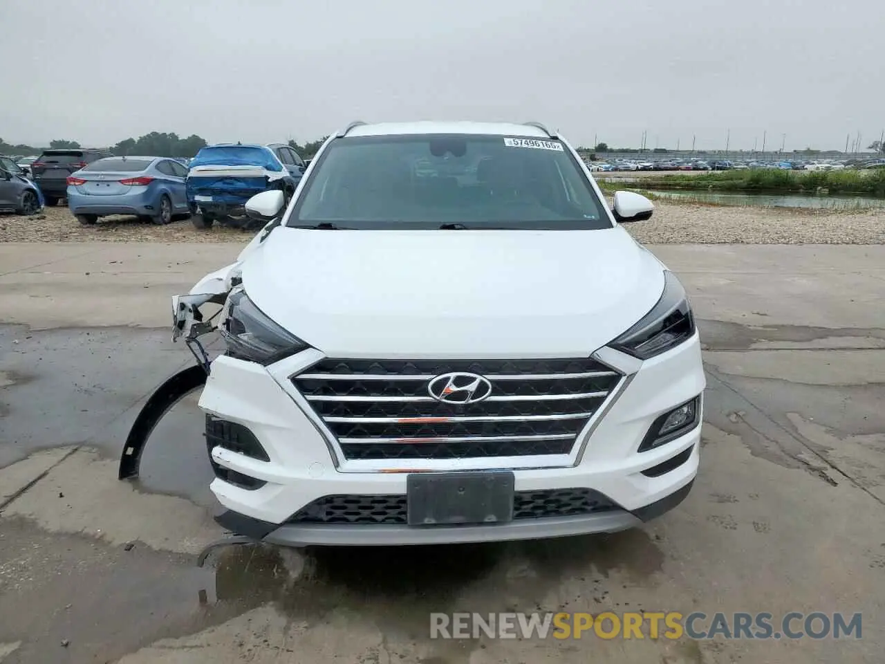 5 Photograph of a damaged car KM8J33AL1MU313820 HYUNDAI TUCSON 2021
