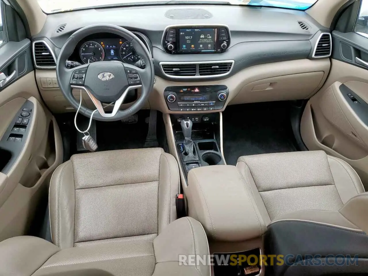 8 Photograph of a damaged car KM8J33AL1MU313820 HYUNDAI TUCSON 2021
