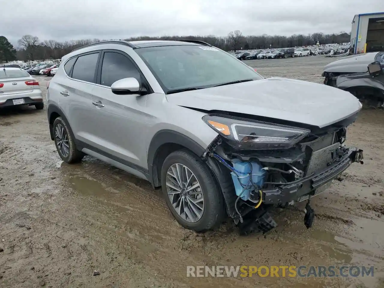 4 Photograph of a damaged car KM8J33AL1MU314224 HYUNDAI TUCSON 2021