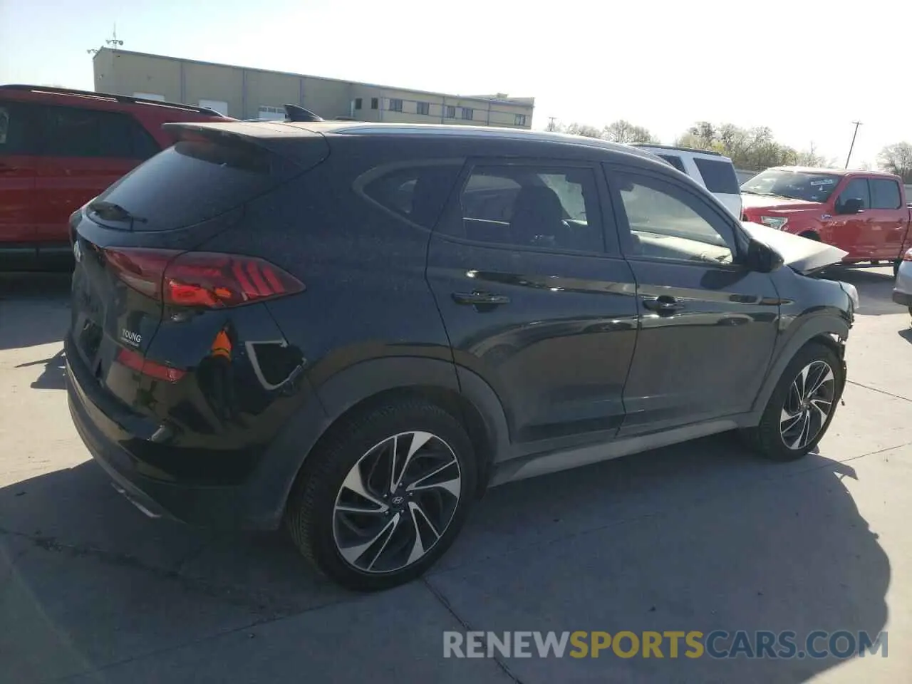 3 Photograph of a damaged car KM8J33AL2MU353145 HYUNDAI TUCSON 2021