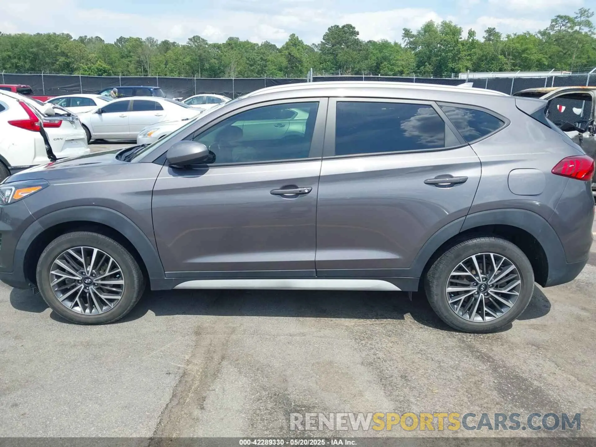 14 Photograph of a damaged car KM8J33AL2MU375498 HYUNDAI TUCSON 2021