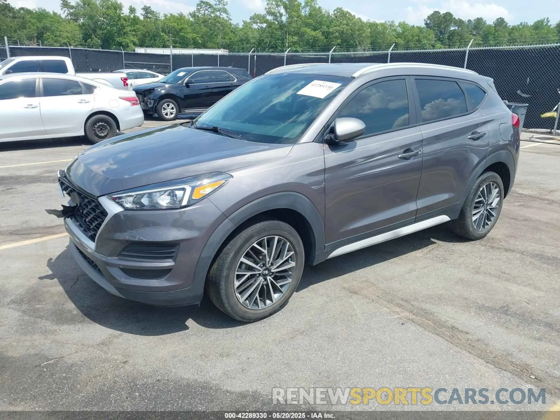 2 Photograph of a damaged car KM8J33AL2MU375498 HYUNDAI TUCSON 2021