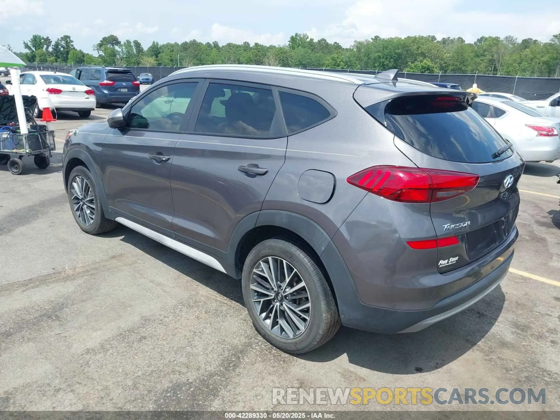 3 Photograph of a damaged car KM8J33AL2MU375498 HYUNDAI TUCSON 2021