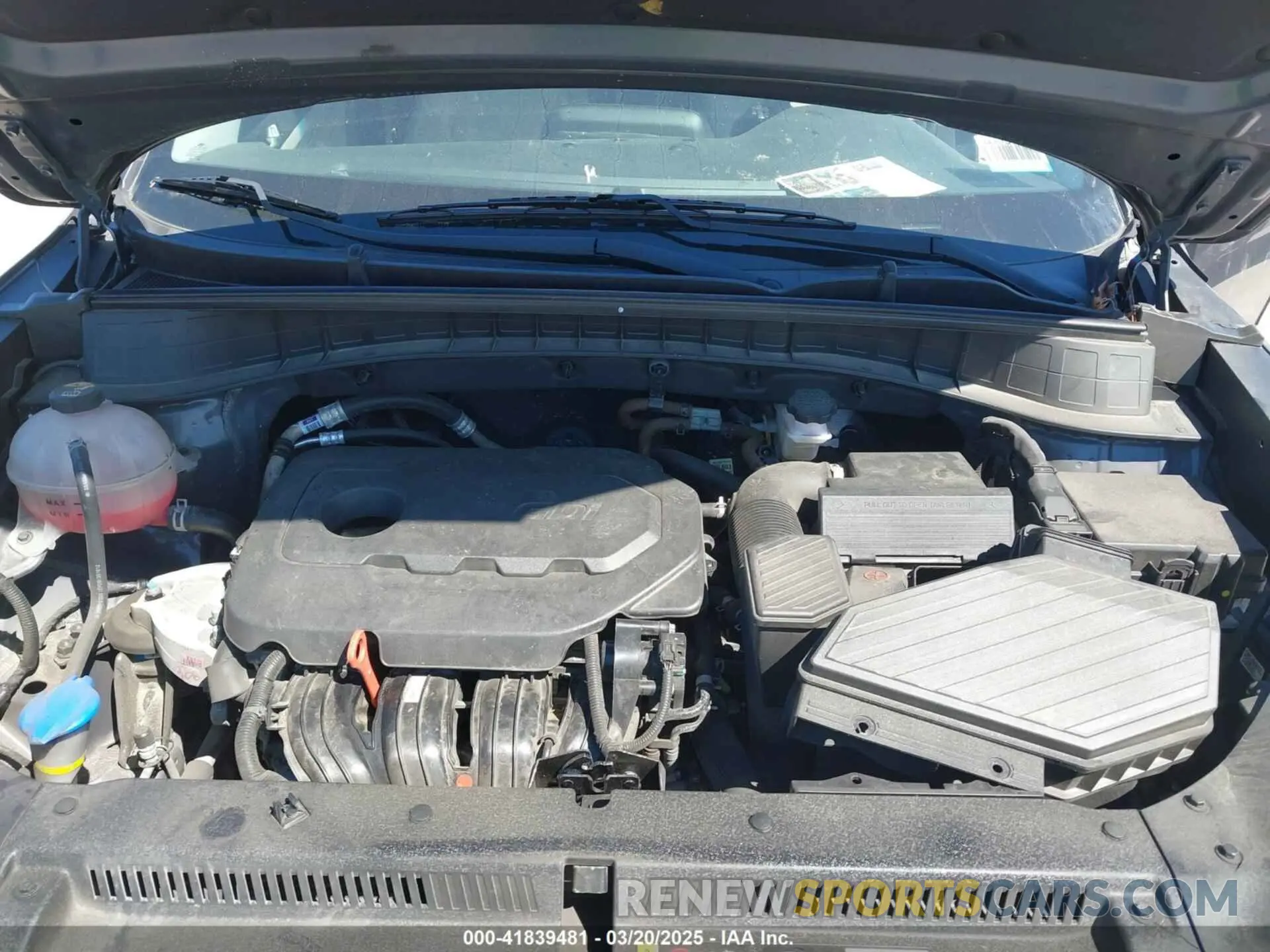 10 Photograph of a damaged car KM8J33AL2MU375842 HYUNDAI TUCSON 2021
