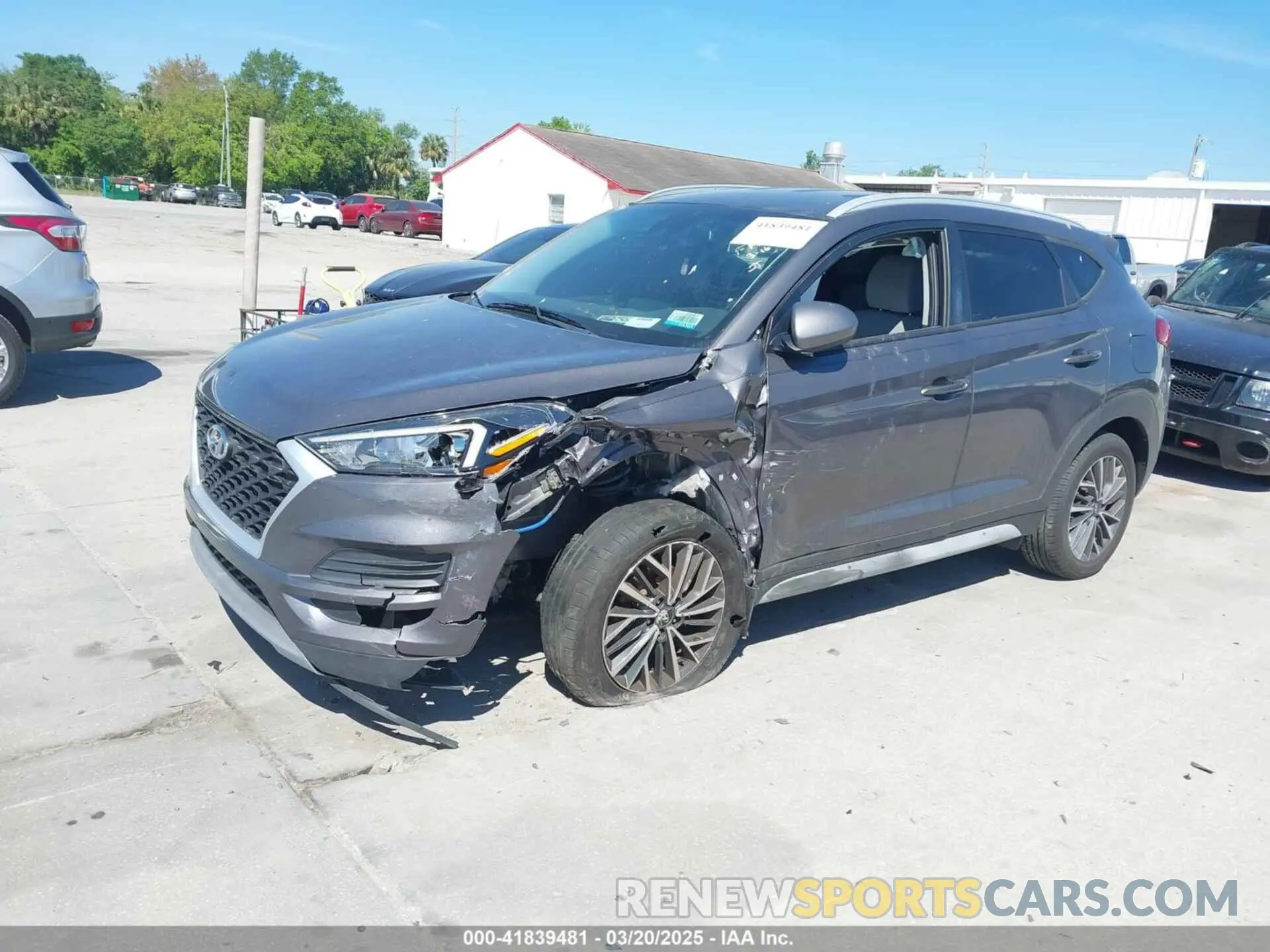 2 Photograph of a damaged car KM8J33AL2MU375842 HYUNDAI TUCSON 2021