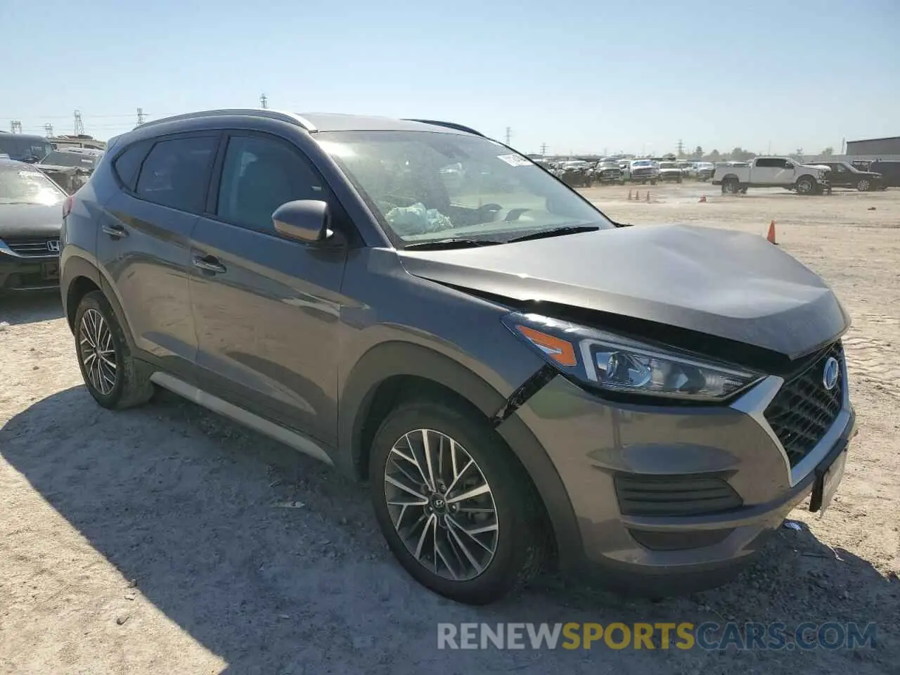 4 Photograph of a damaged car KM8J33AL4MU308627 HYUNDAI TUCSON 2021