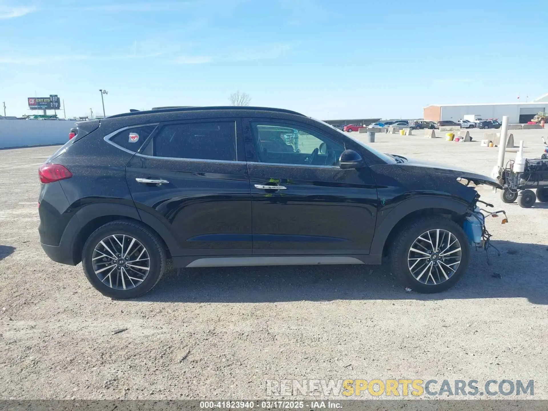 14 Photograph of a damaged car KM8J33AL4MU337304 HYUNDAI TUCSON 2021