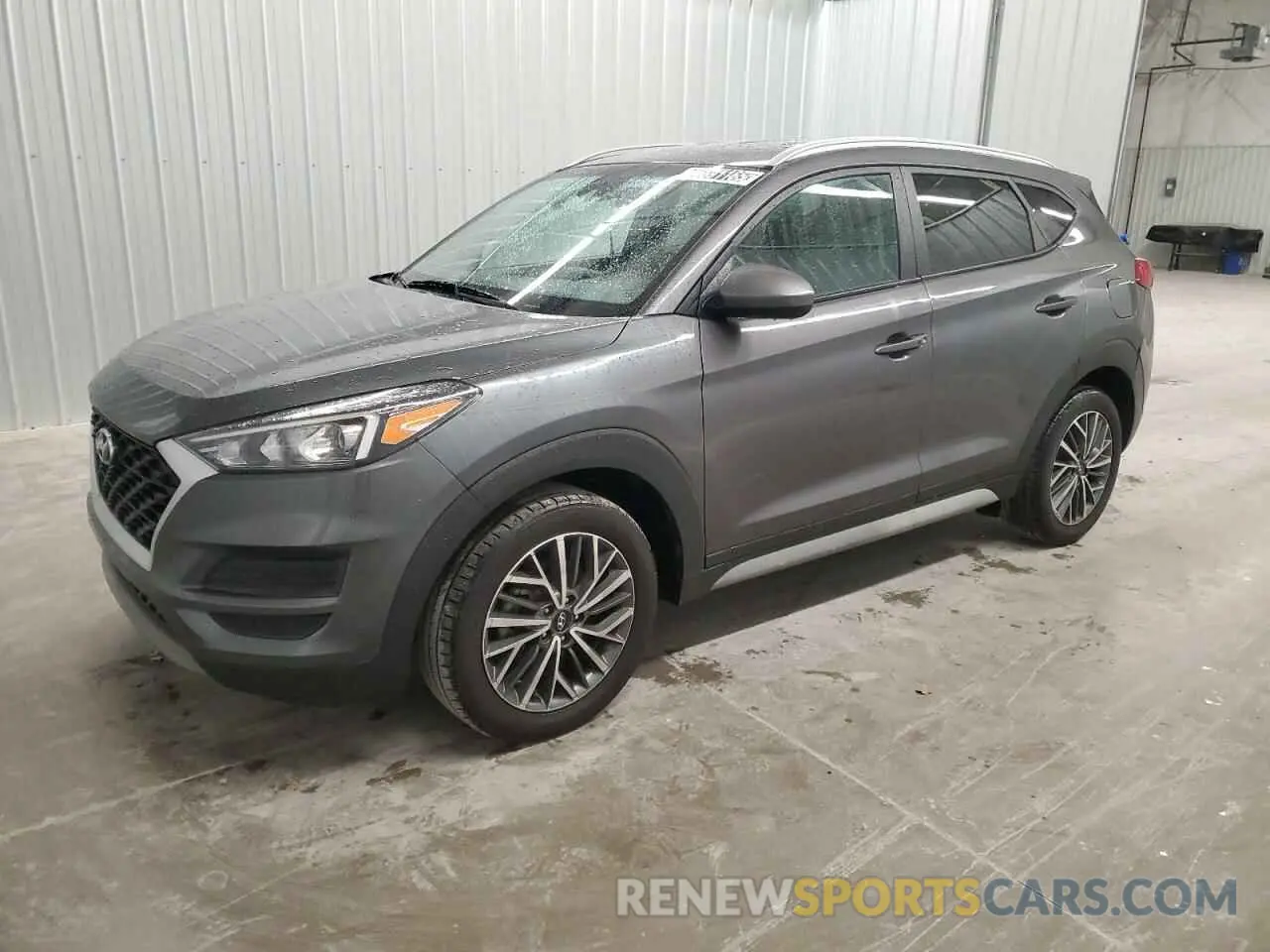 1 Photograph of a damaged car KM8J33AL4MU375485 HYUNDAI TUCSON 2021