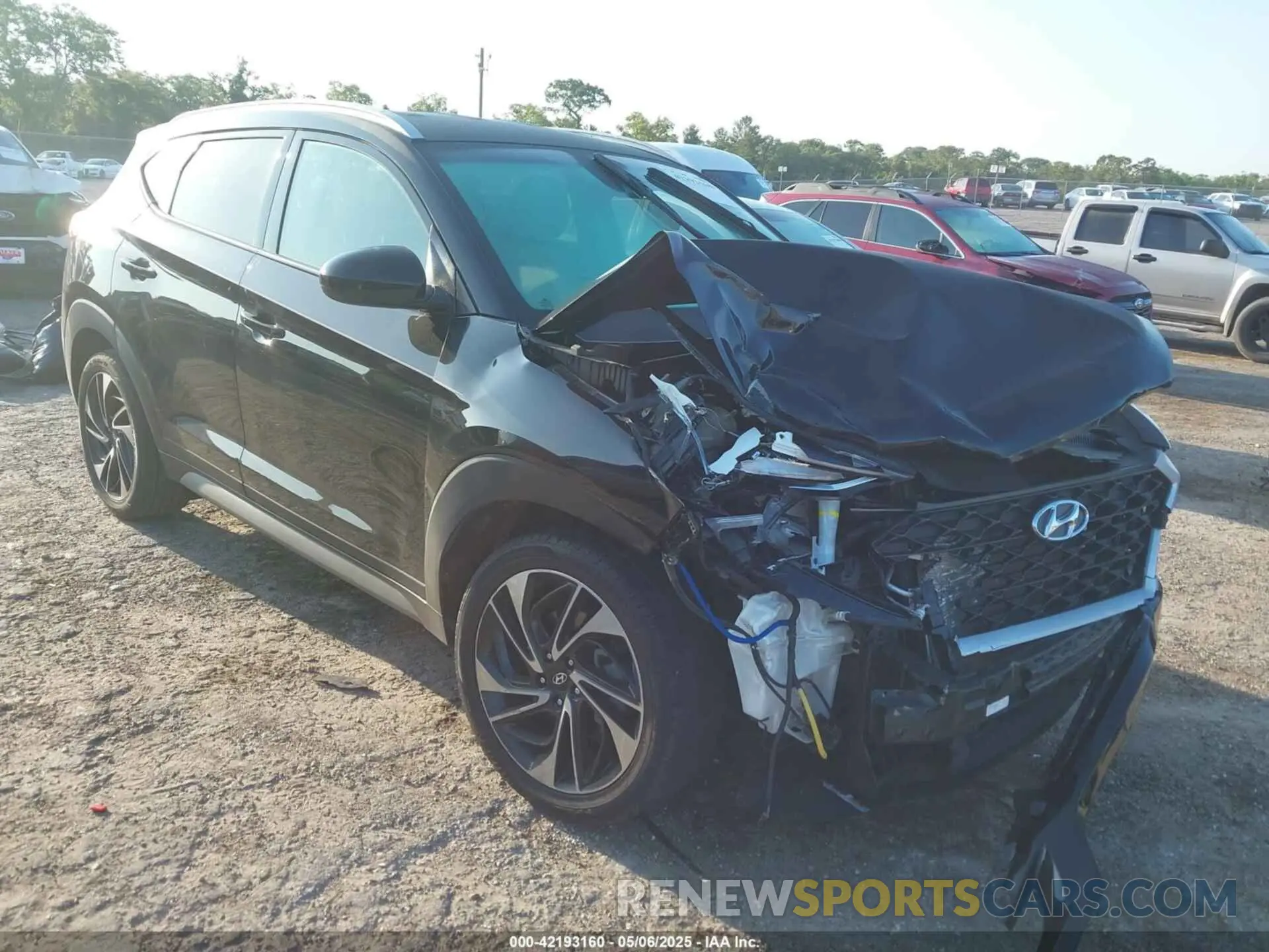 1 Photograph of a damaged car KM8J33AL4MU407660 HYUNDAI TUCSON 2021