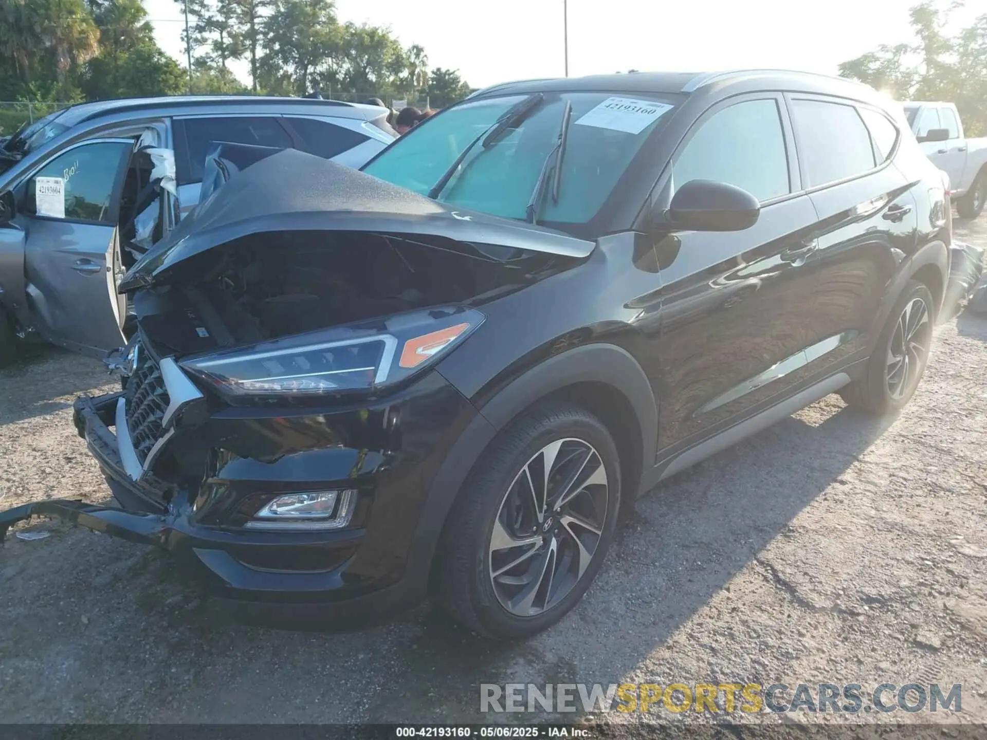 2 Photograph of a damaged car KM8J33AL4MU407660 HYUNDAI TUCSON 2021