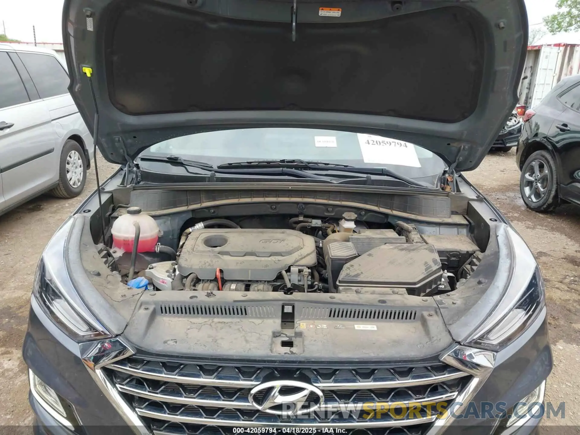 10 Photograph of a damaged car KM8J33AL5MU328739 HYUNDAI TUCSON 2021