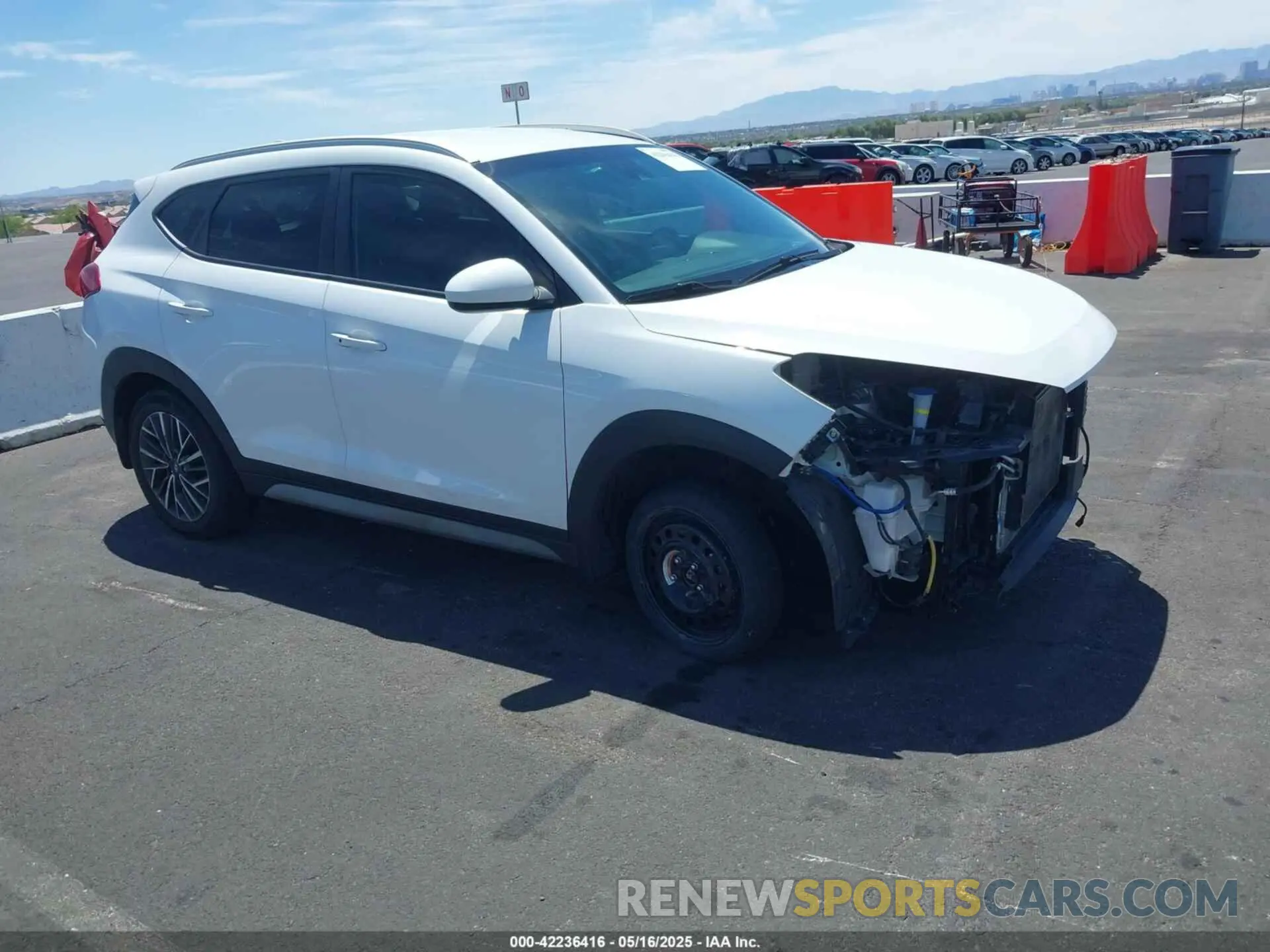 1 Photograph of a damaged car KM8J33AL5MU357691 HYUNDAI TUCSON 2021