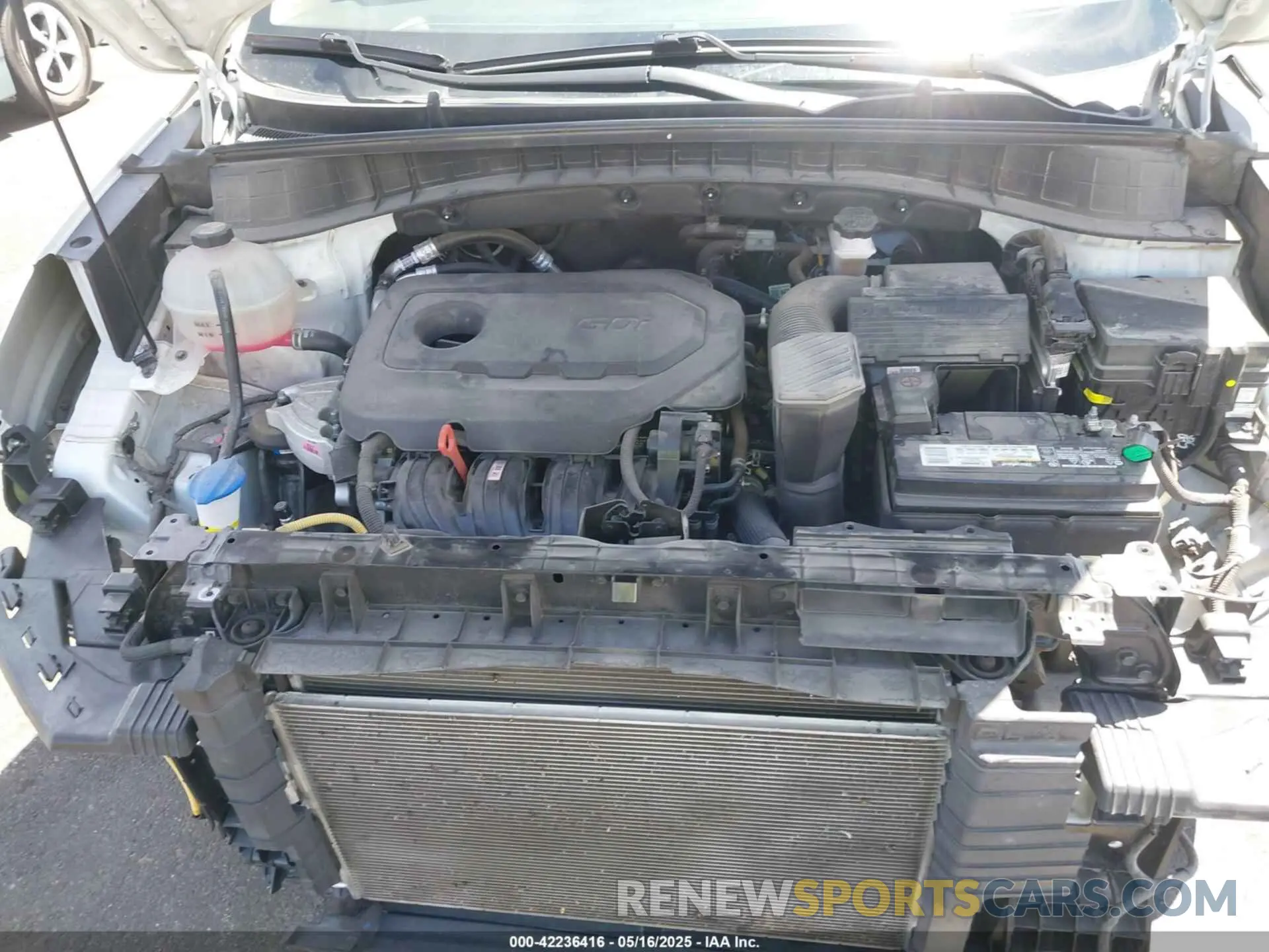 10 Photograph of a damaged car KM8J33AL5MU357691 HYUNDAI TUCSON 2021