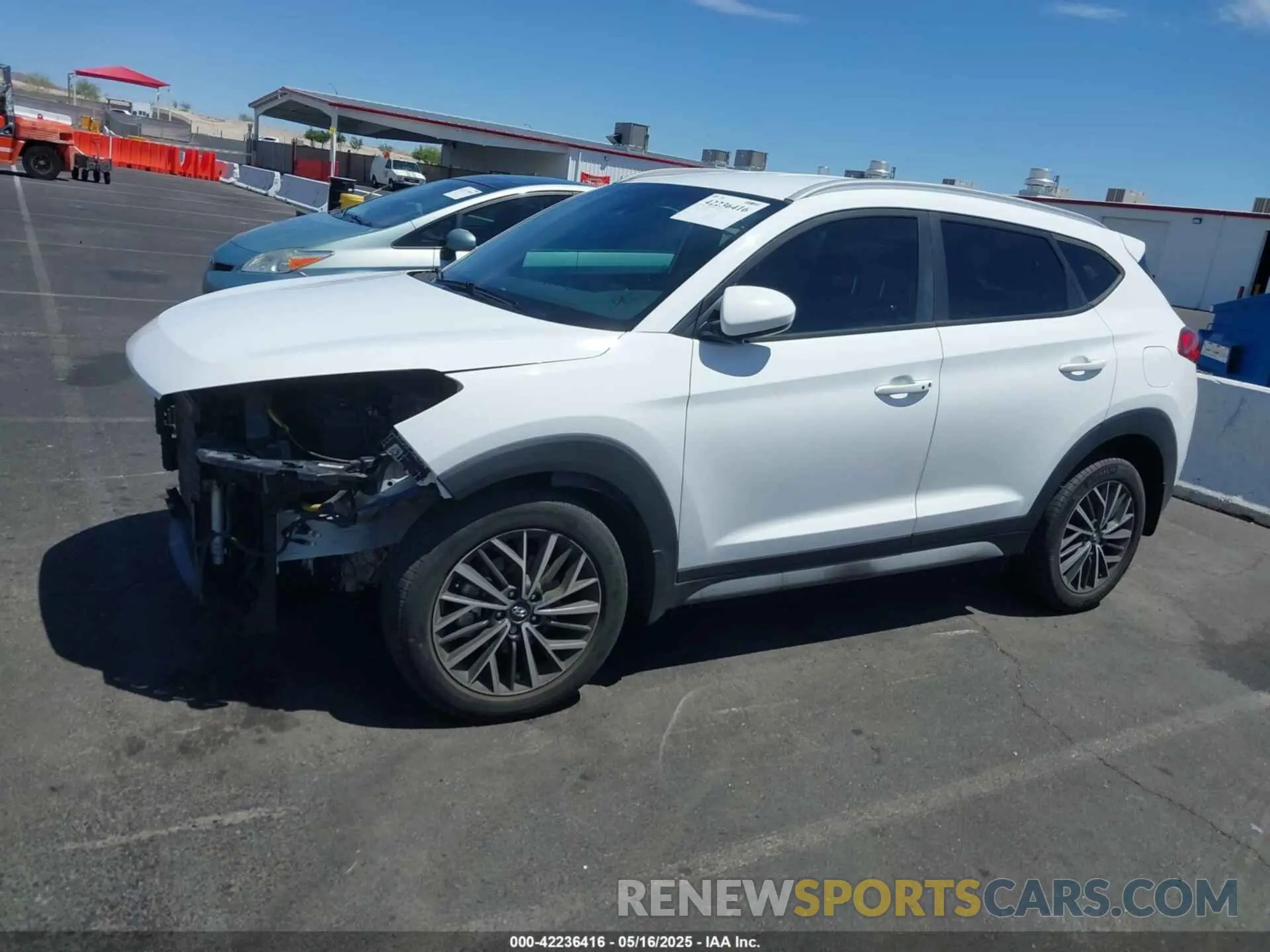14 Photograph of a damaged car KM8J33AL5MU357691 HYUNDAI TUCSON 2021