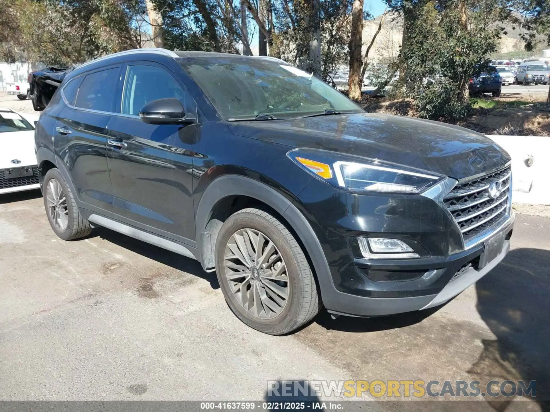 1 Photograph of a damaged car KM8J33AL6MU298151 HYUNDAI TUCSON 2021