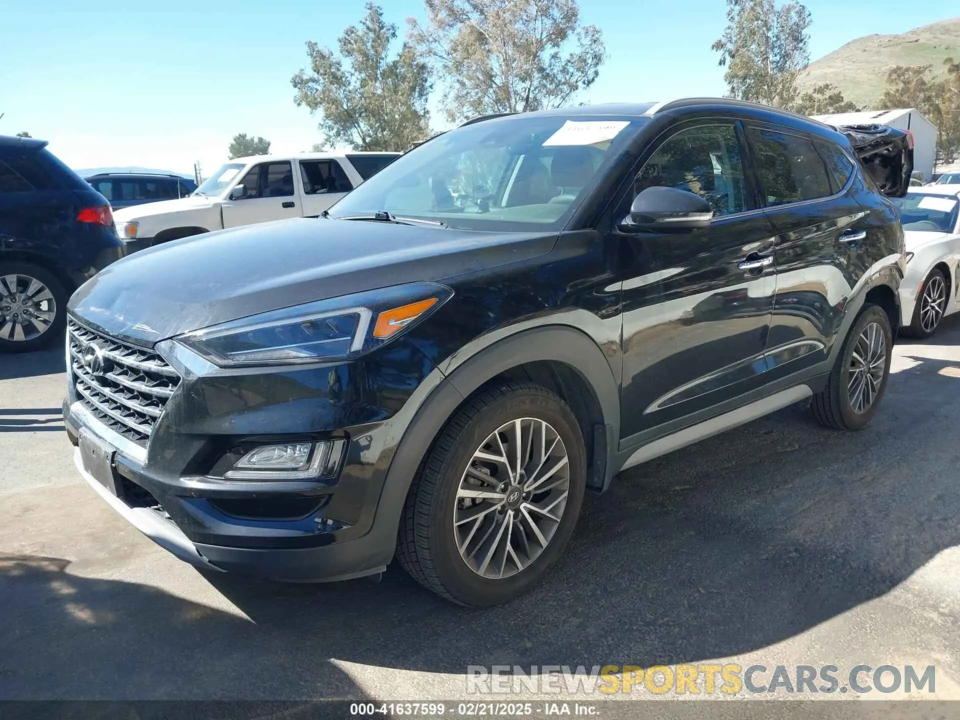 2 Photograph of a damaged car KM8J33AL6MU298151 HYUNDAI TUCSON 2021