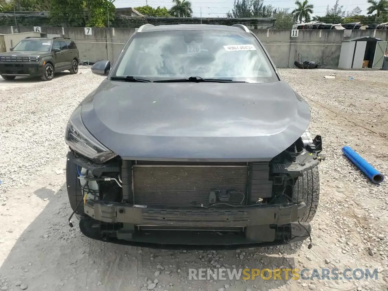 5 Photograph of a damaged car KM8J33AL6MU318821 HYUNDAI TUCSON 2021