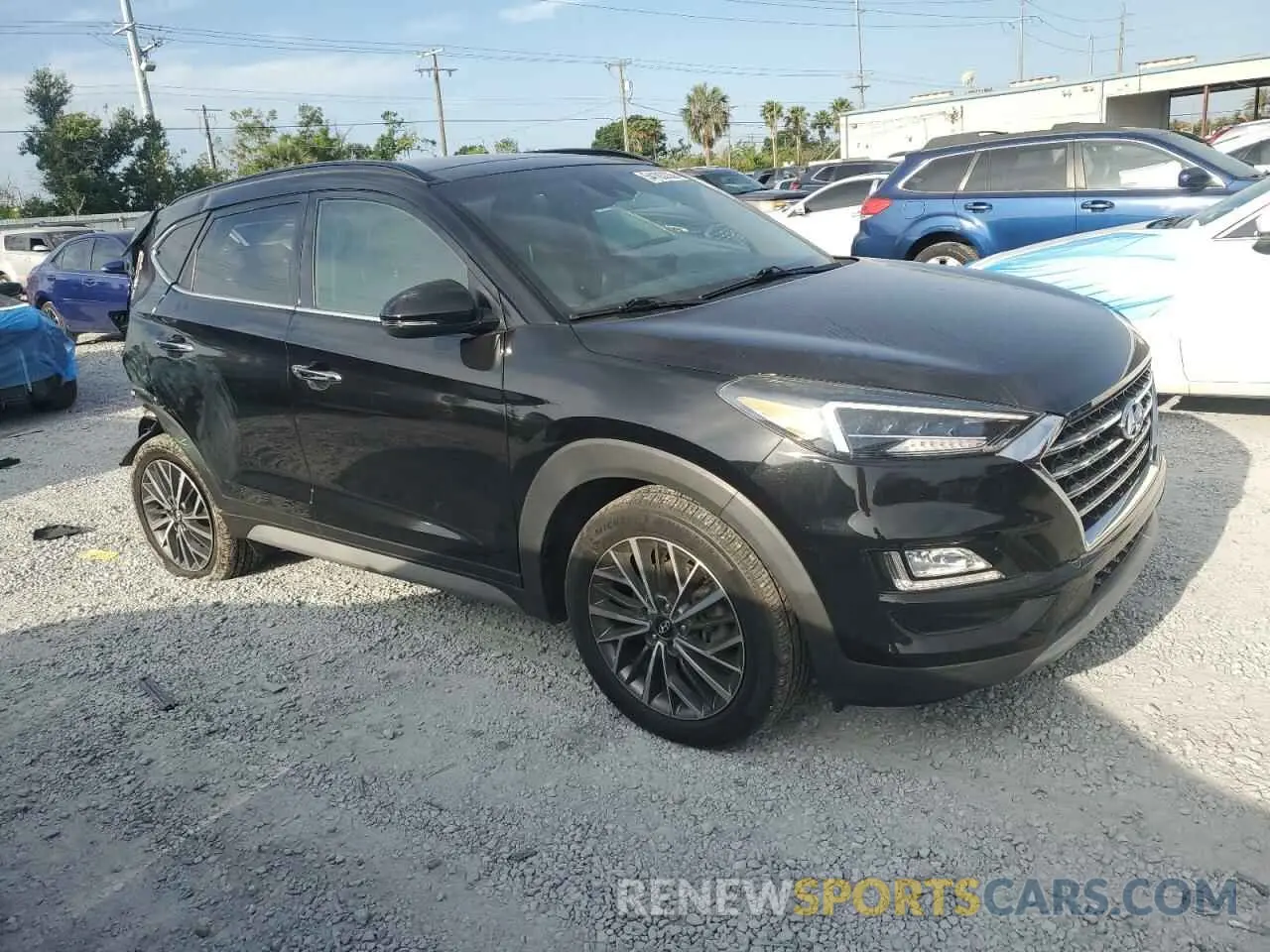 4 Photograph of a damaged car KM8J33AL6MU394782 HYUNDAI TUCSON 2021