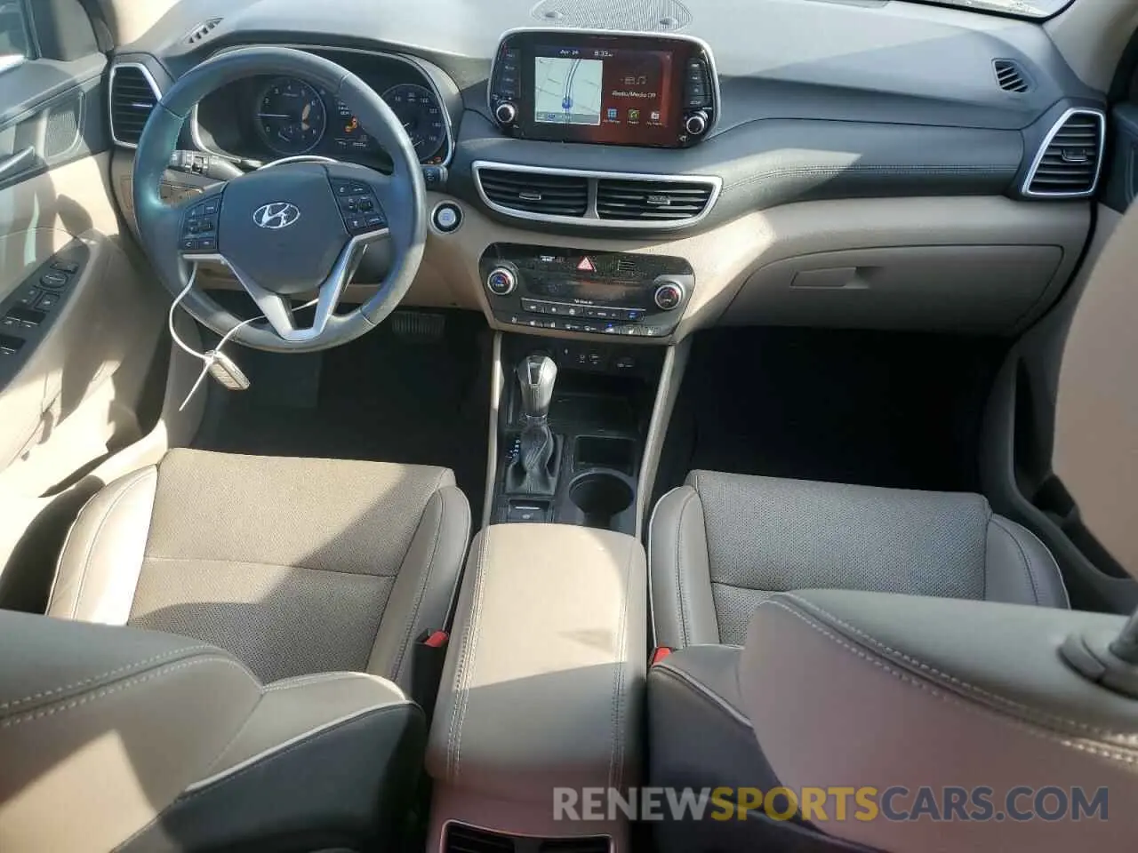 8 Photograph of a damaged car KM8J33AL6MU394782 HYUNDAI TUCSON 2021
