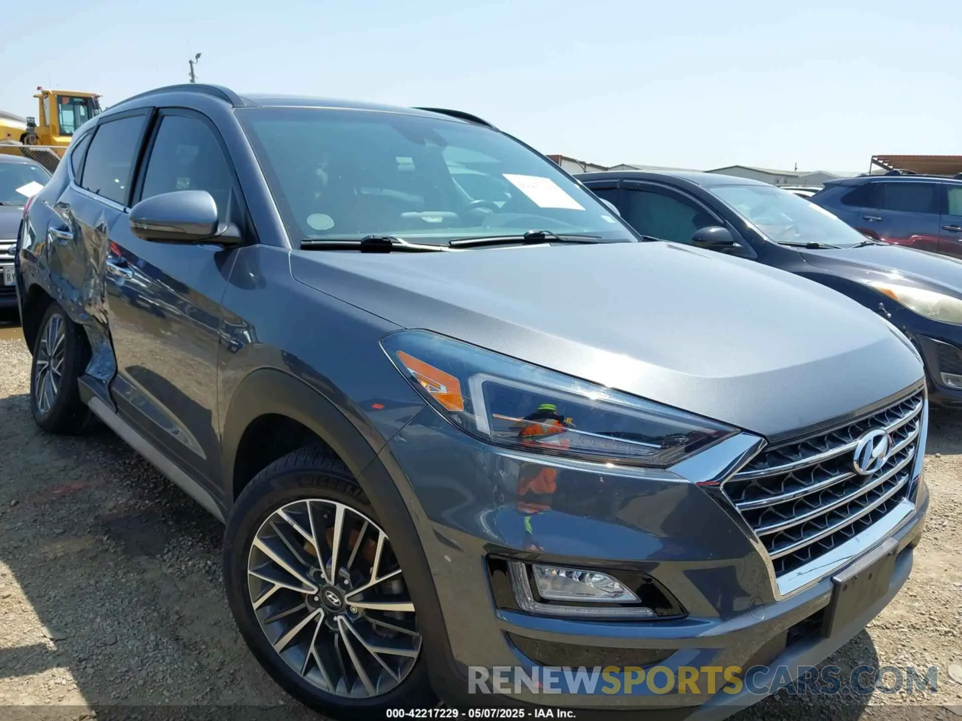 1 Photograph of a damaged car KM8J33AL6MU403920 HYUNDAI TUCSON 2021
