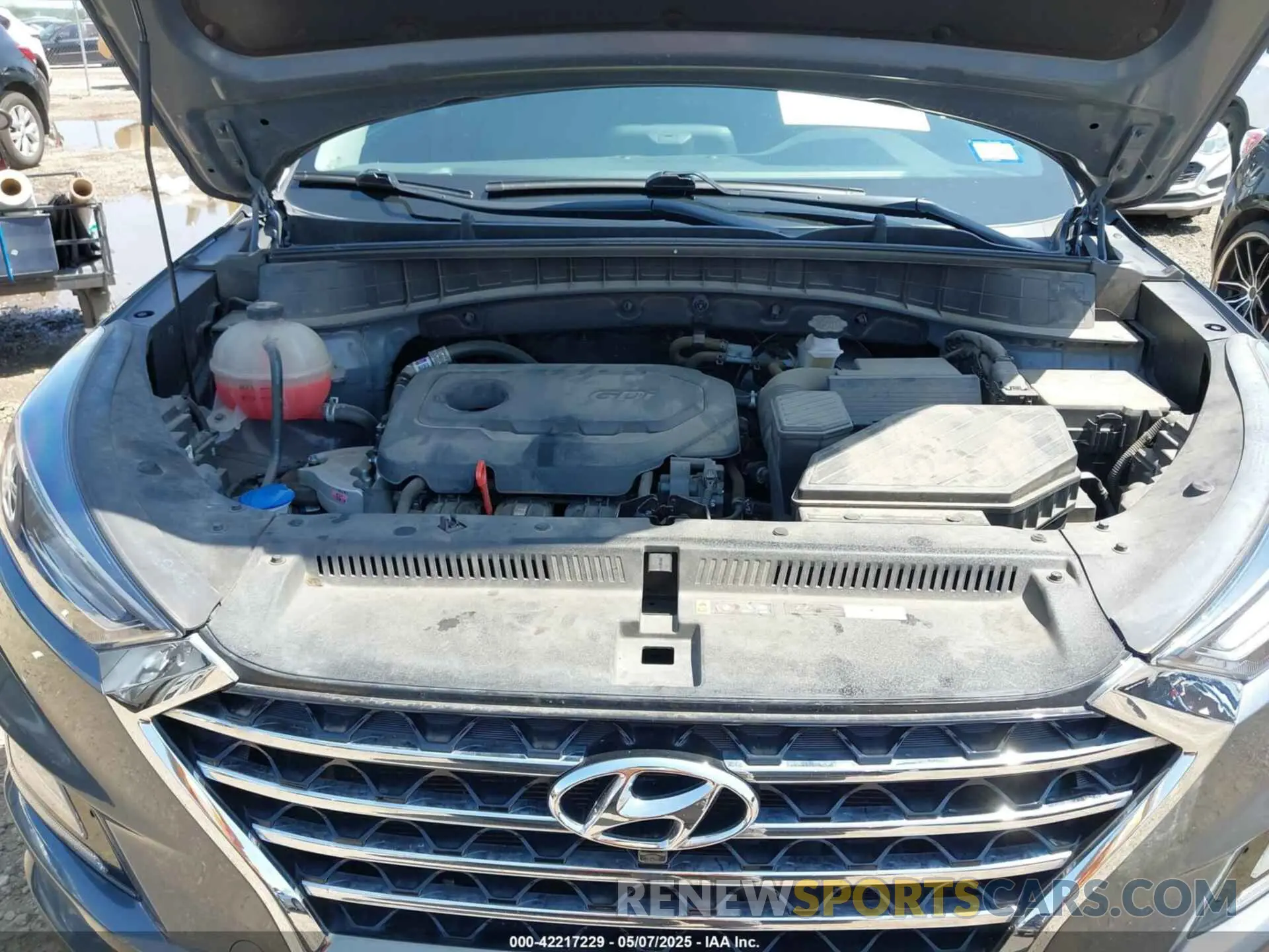 10 Photograph of a damaged car KM8J33AL6MU403920 HYUNDAI TUCSON 2021