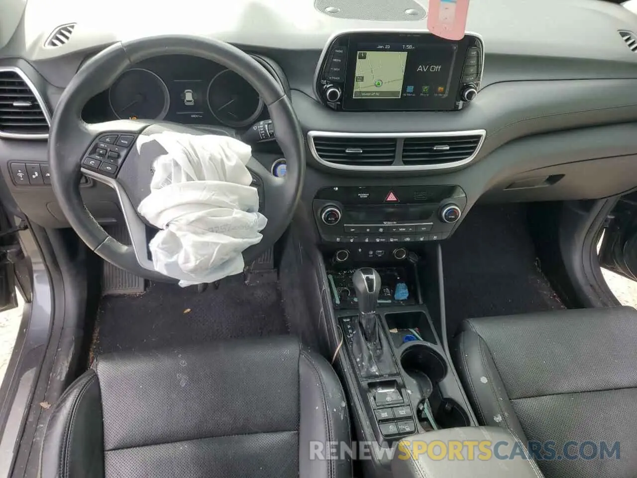 8 Photograph of a damaged car KM8J33AL7MU285036 HYUNDAI TUCSON 2021